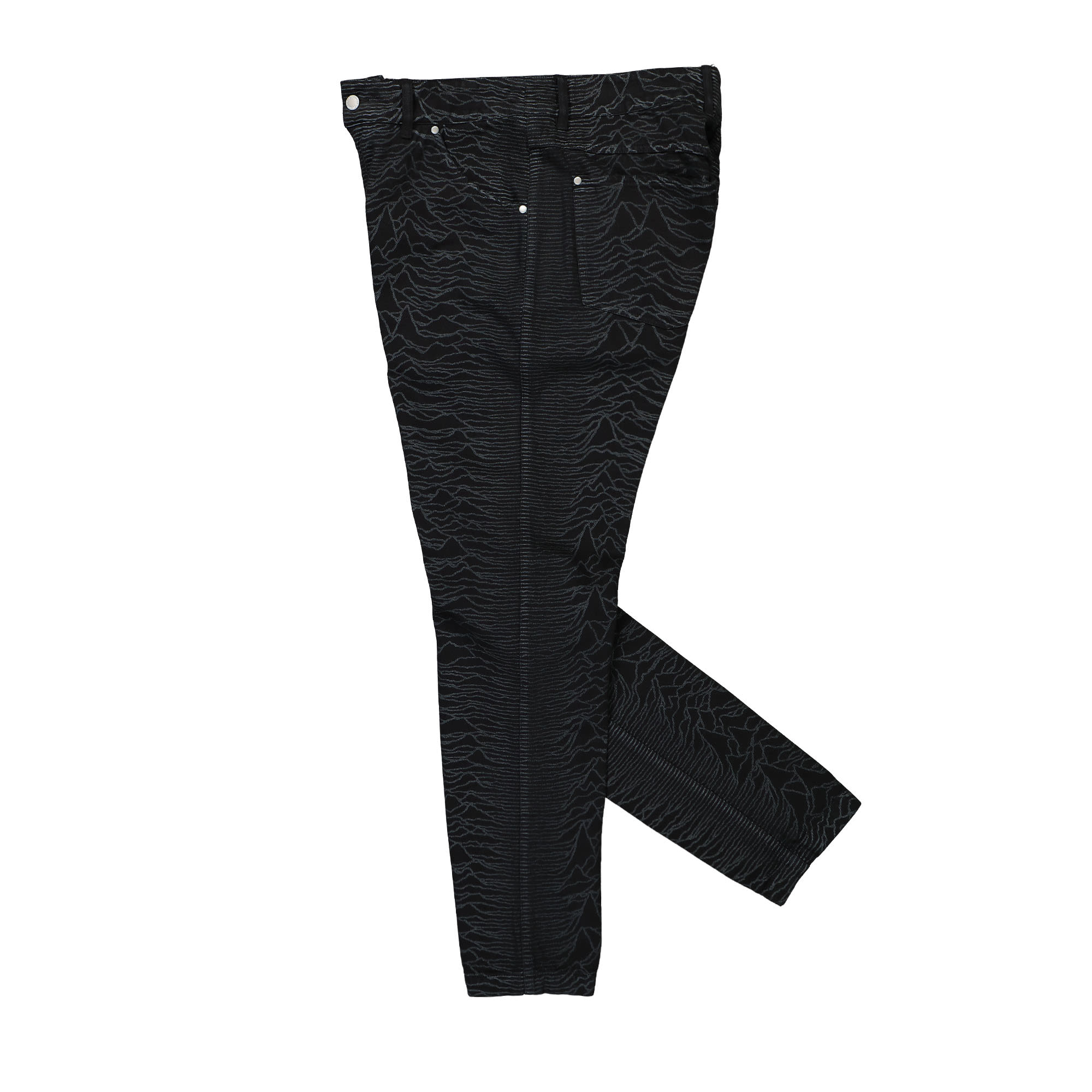 Pleasures New Dawn Fades Denim Pant Black Jeans Close-up | Overkill