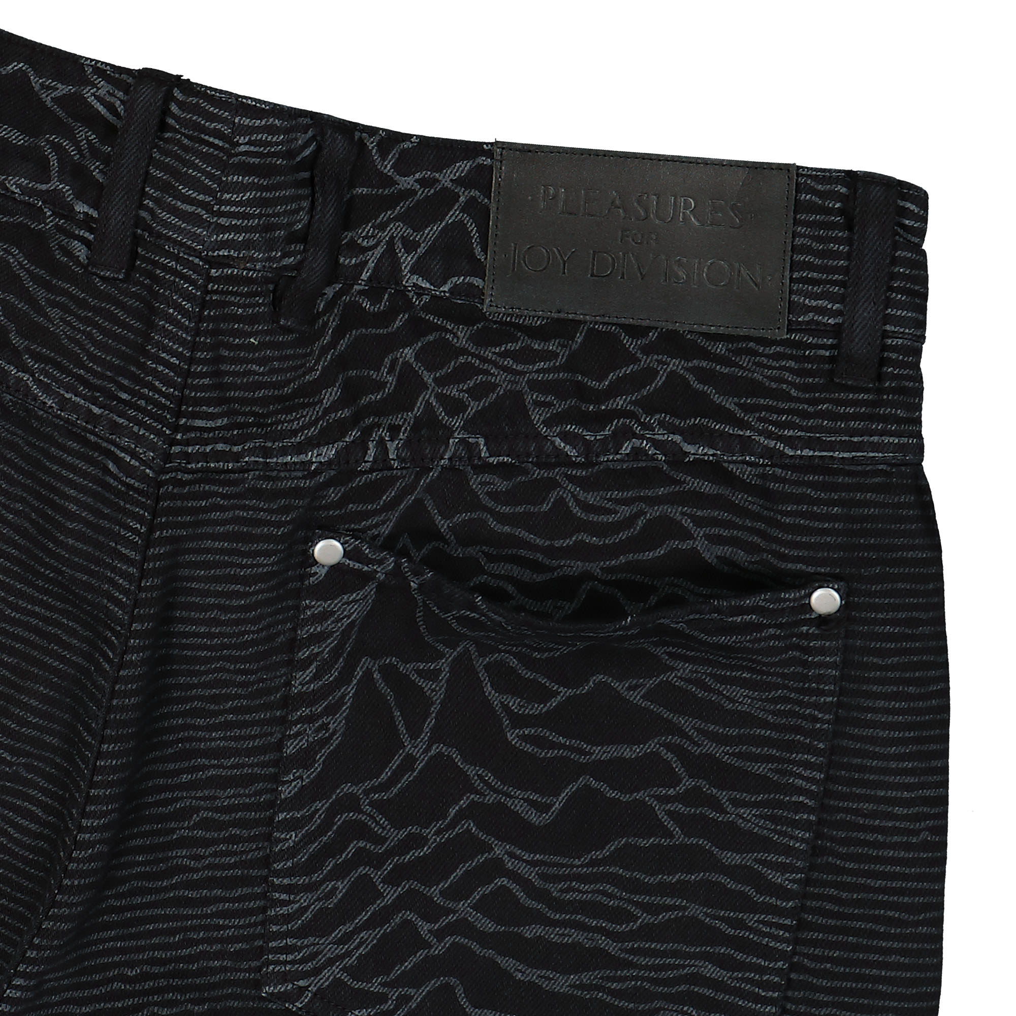 Pleasures New Dawn Fades Denim Pant Black Jeans Detail view 1 | Overkill