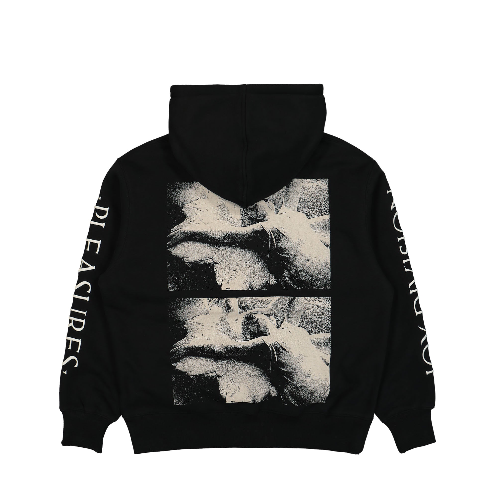 Pleasures Tear Us Apart Hoodie Black Hoodies Close-up | Overkill