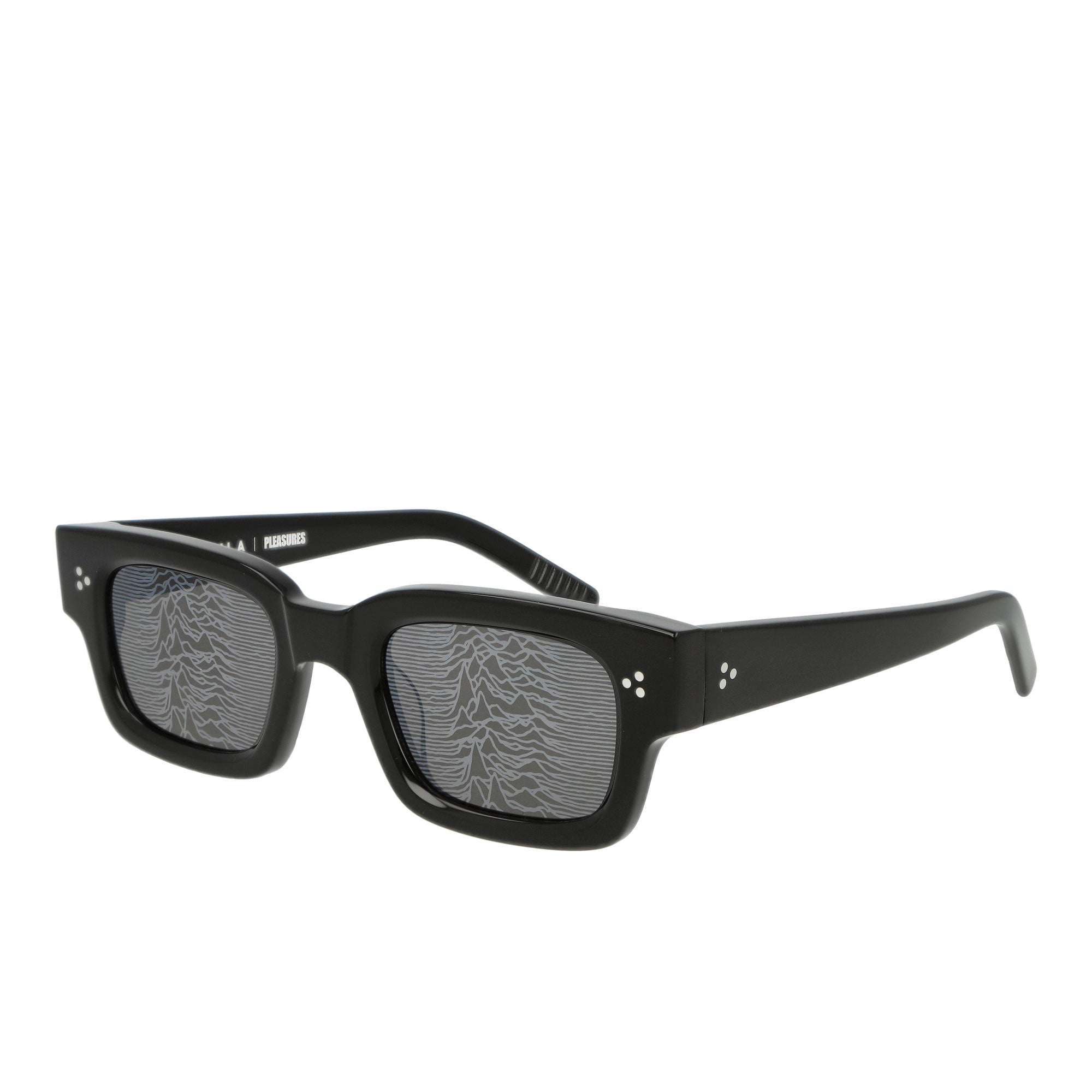 Pleasures Akila Sunglasses Aries Black Various P24JD011-Black | Overkill