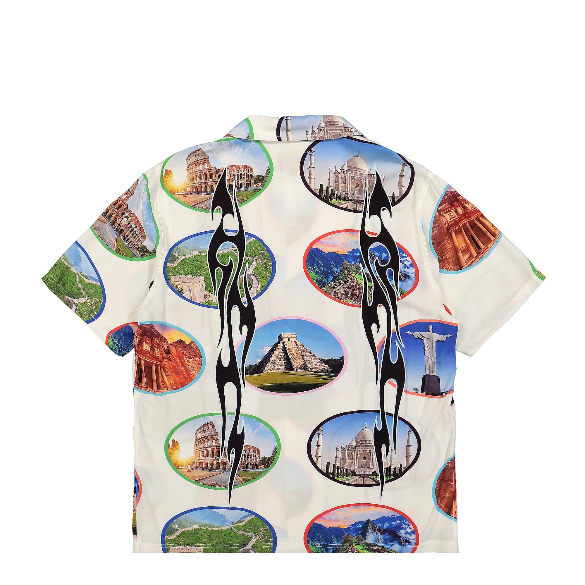 Pleasures 7 Wonder Camp Shirt White Shirts Material | Overkill