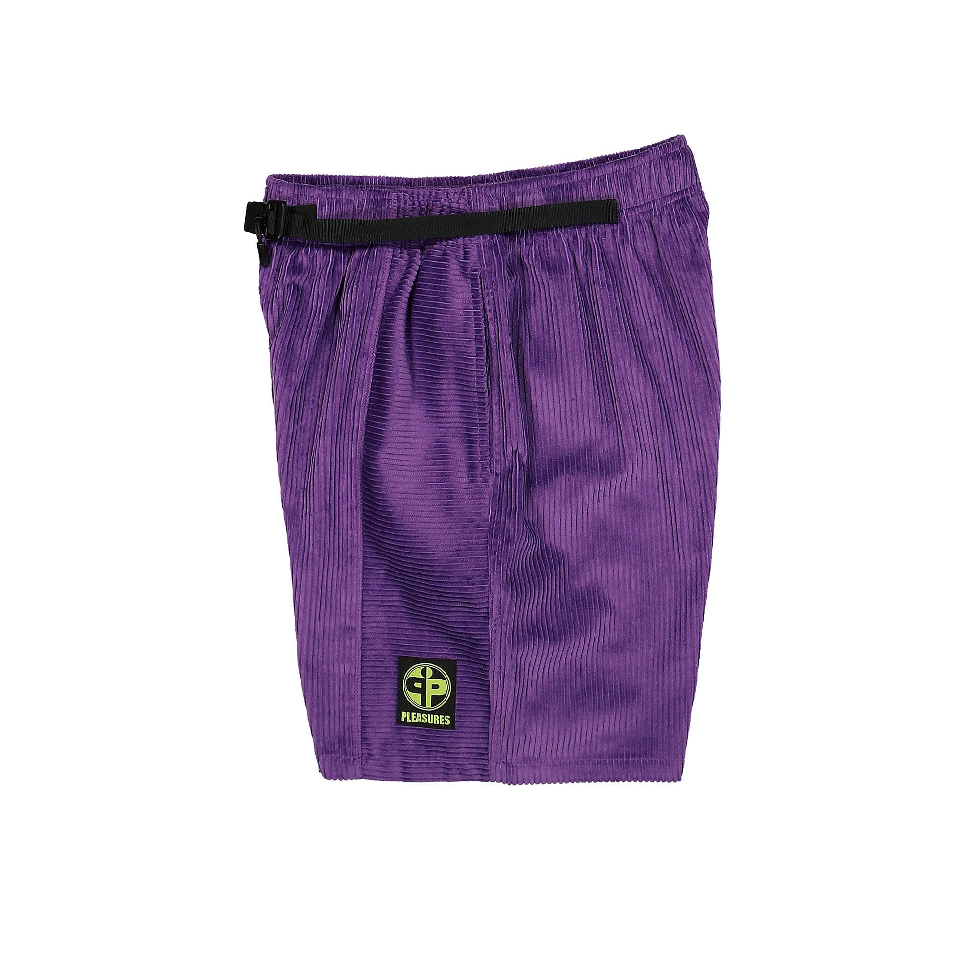 Pleasures Flip Corduroy Shorts Purple Shorts Close-up | Overkill