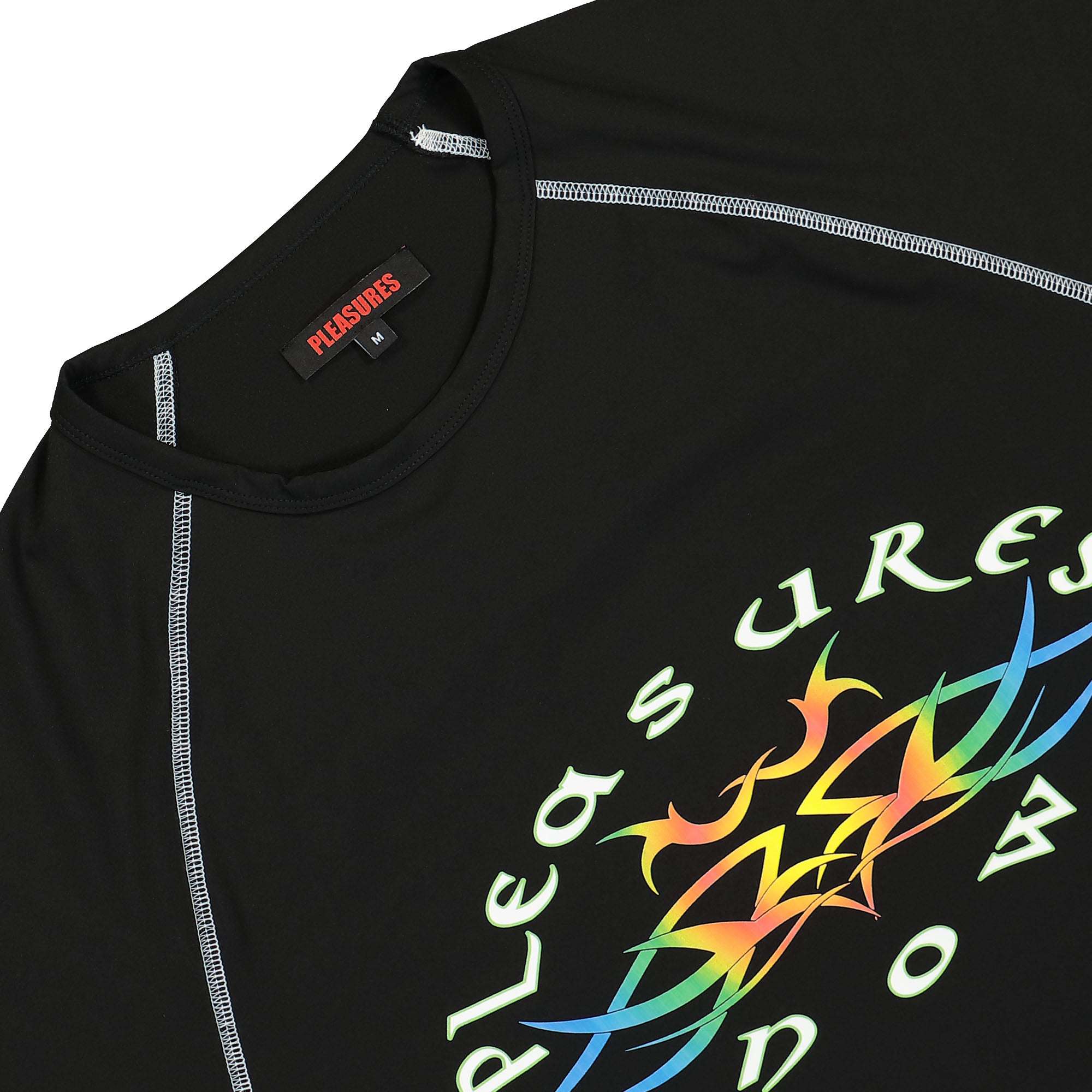Pleasures Adventure Raglan Sport Shirt Black T-Shirts Close-up | Overkill