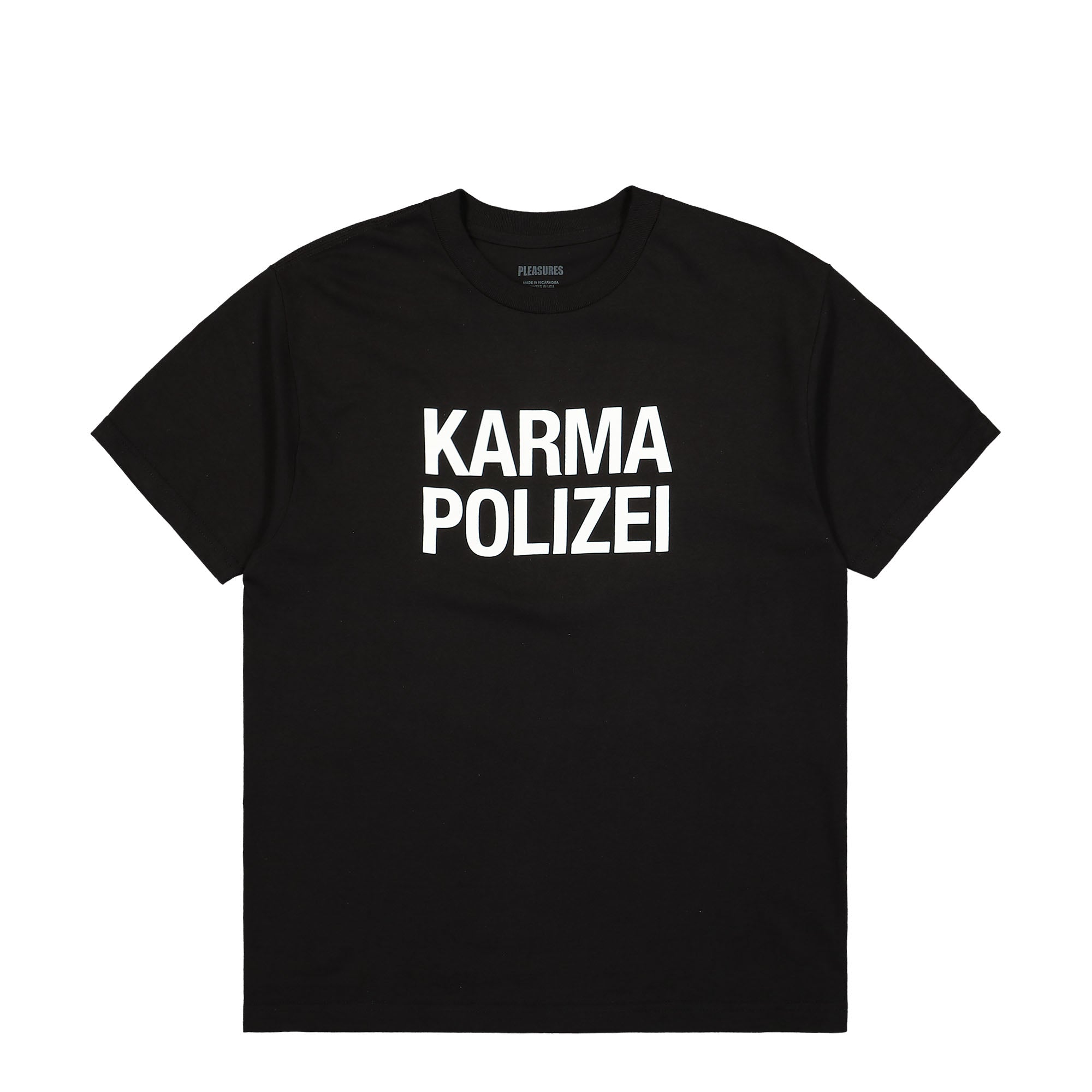 Pleasures Karma T-Shirt Black T-Shirts P24SU050-Black | Overkill