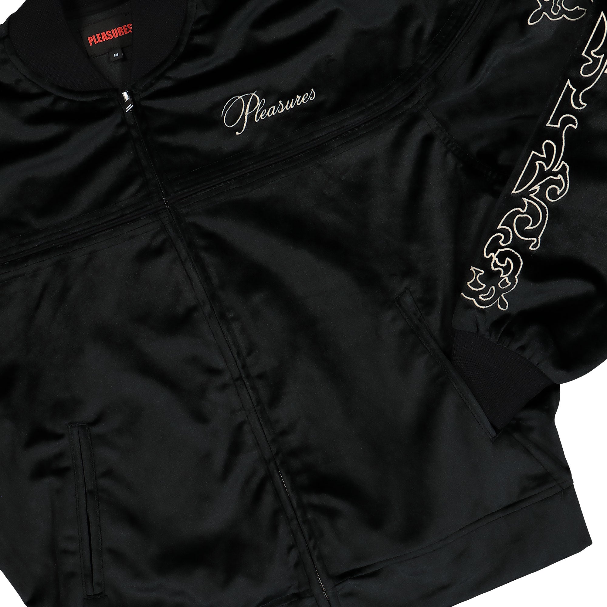 Pleasures Unquote Velour Jacket Black Jackets Detail view 2 | Overkill