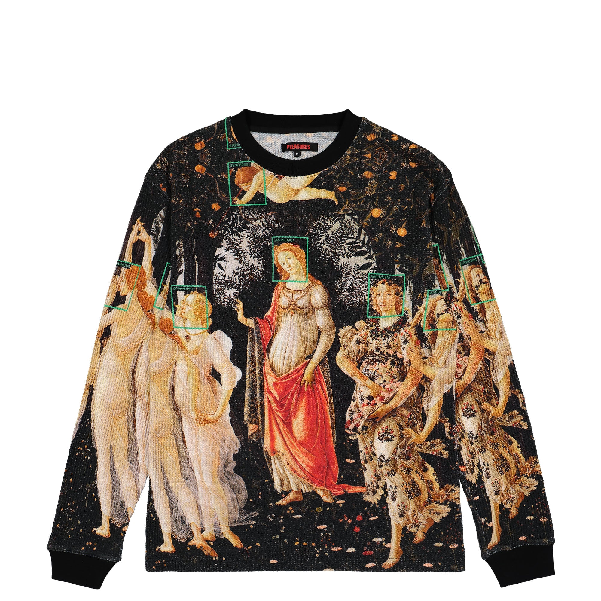 Pleasures Facial Thermal Longsleeve Black Longsleeves P24W023-Black | Overkill