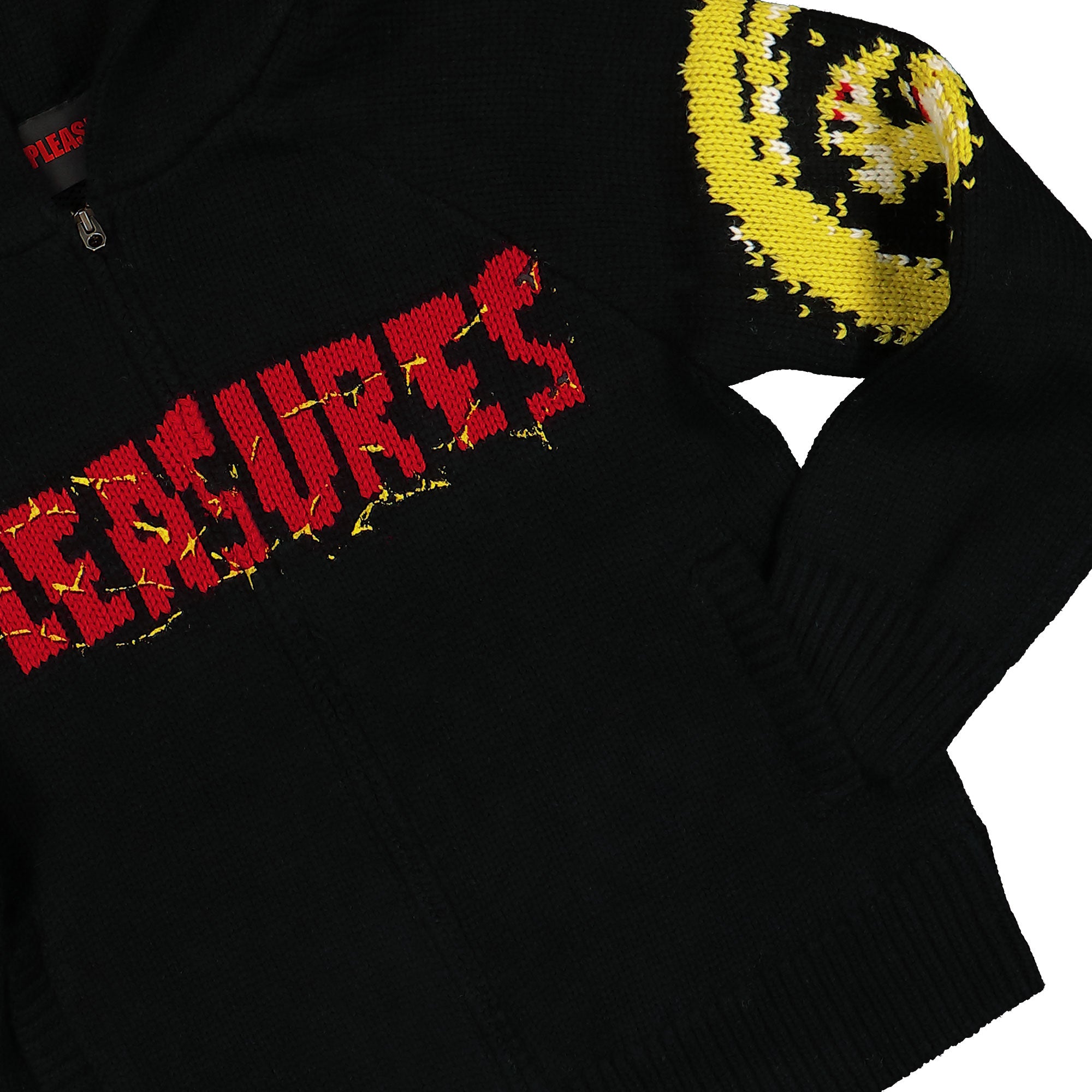 Pleasures Chosen Knitted Hoodie Black Hoodies Detailfoto | Overkill