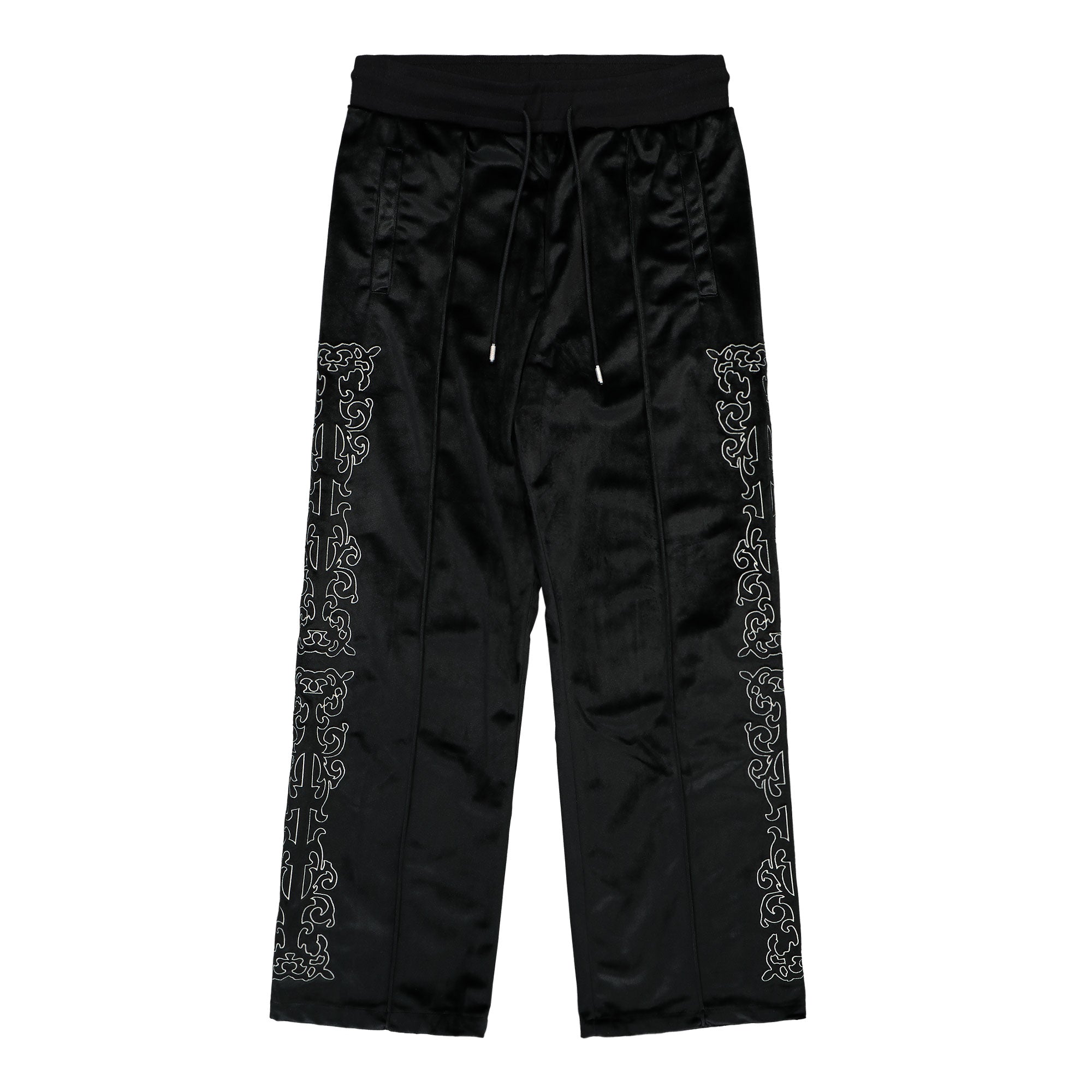 Pleasures Unquote Velour Track Pants Black Sweat & Track Pants P24W028-Black | Overkill