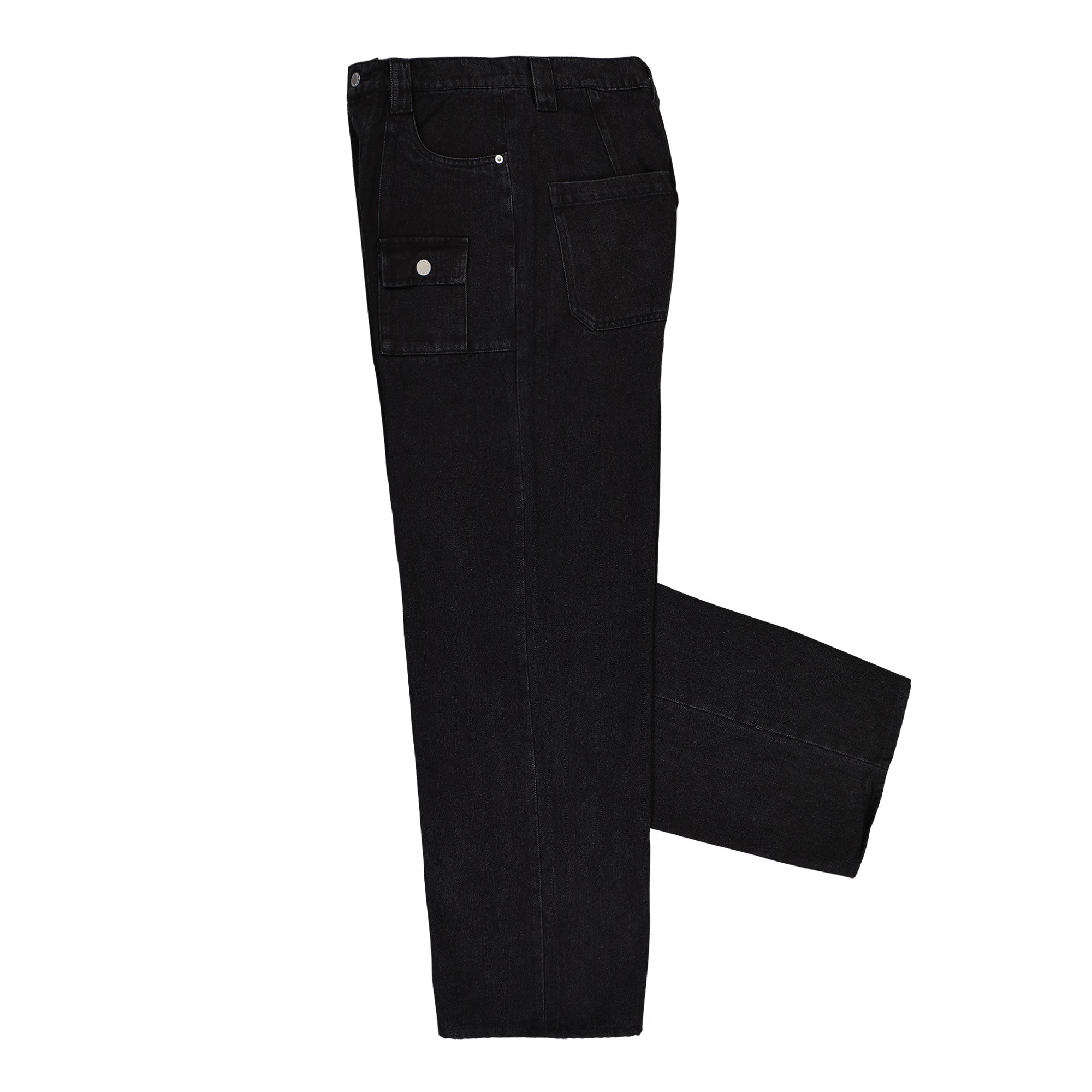 Pleasures Grind Baggy Jeans Black Jeans Close-up | Overkill