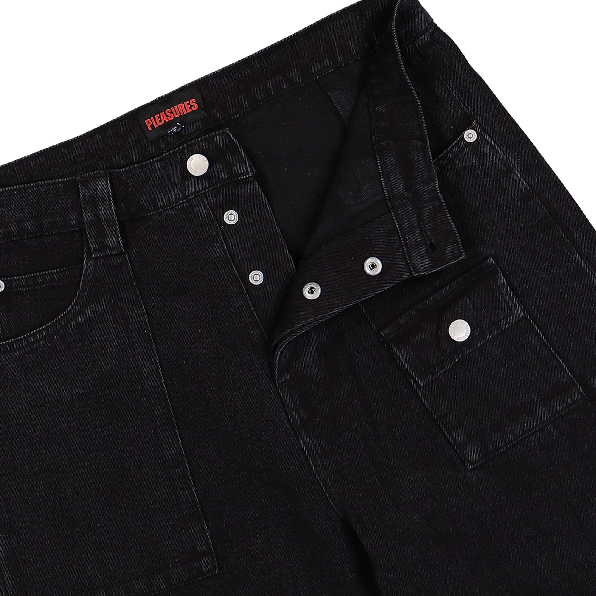 Pleasures Grind Baggy Jeans Black Jeans Detailfoto | Overkill