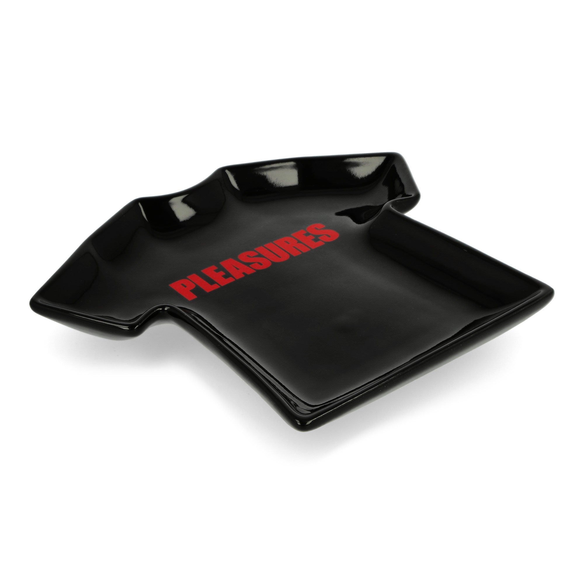 Pleasures Logo Tee Ceramic Tray Black Trays Material | Overkill