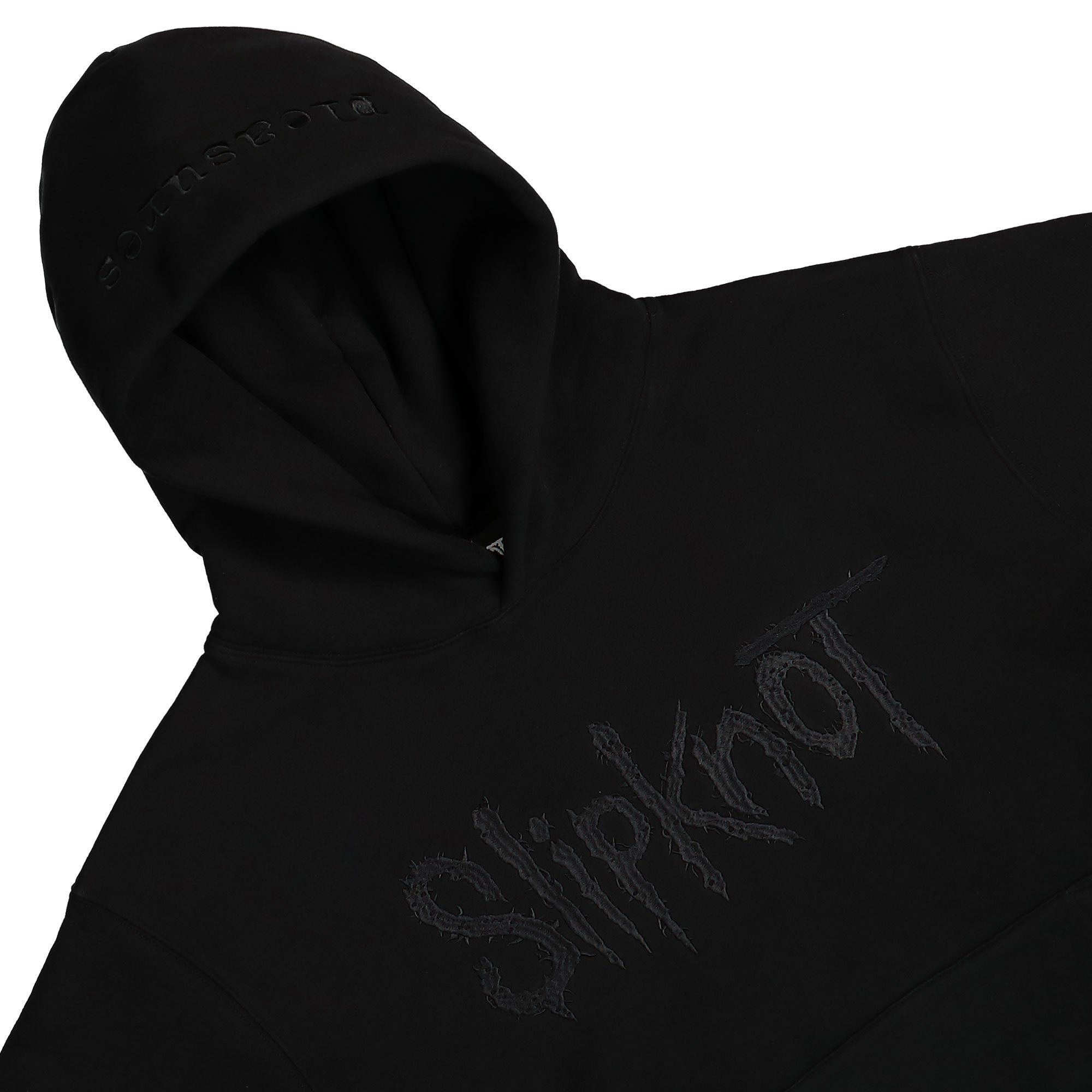 Pleasures Debut Hoodie Black Hoodies Detail view 2 | Overkill