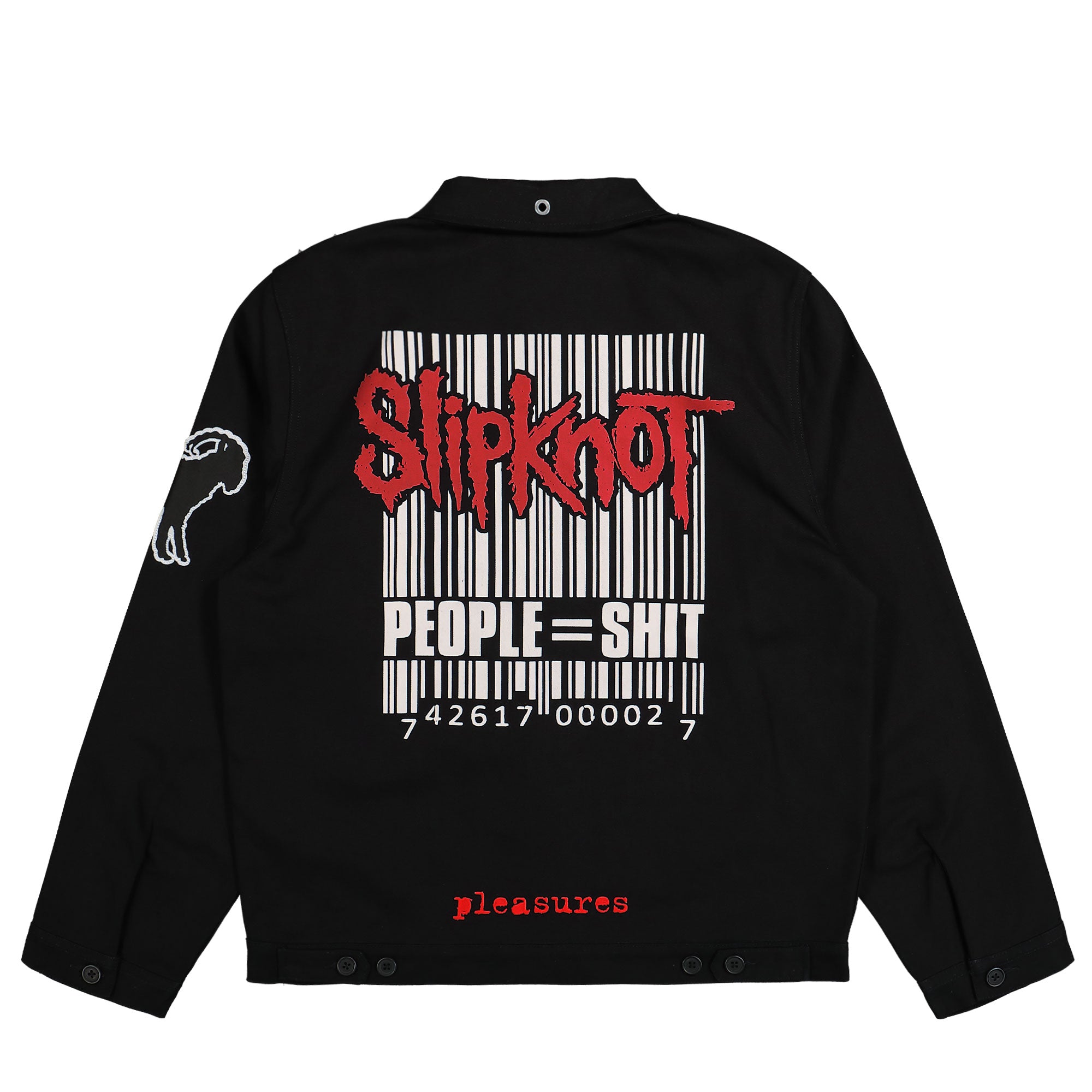 Pleasures Equal Work Jacket Black Jackets Material | Overkill