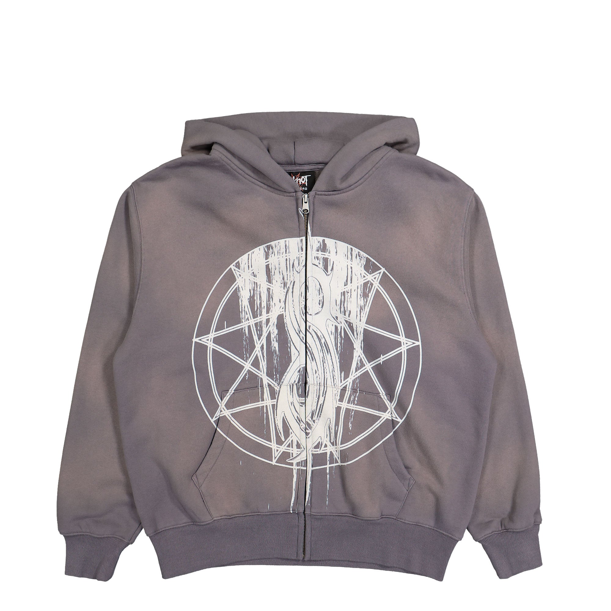 Pleasures Nonogram Zip Hoodie Smoke Hoodies P25SK005-Smoke | Overkill