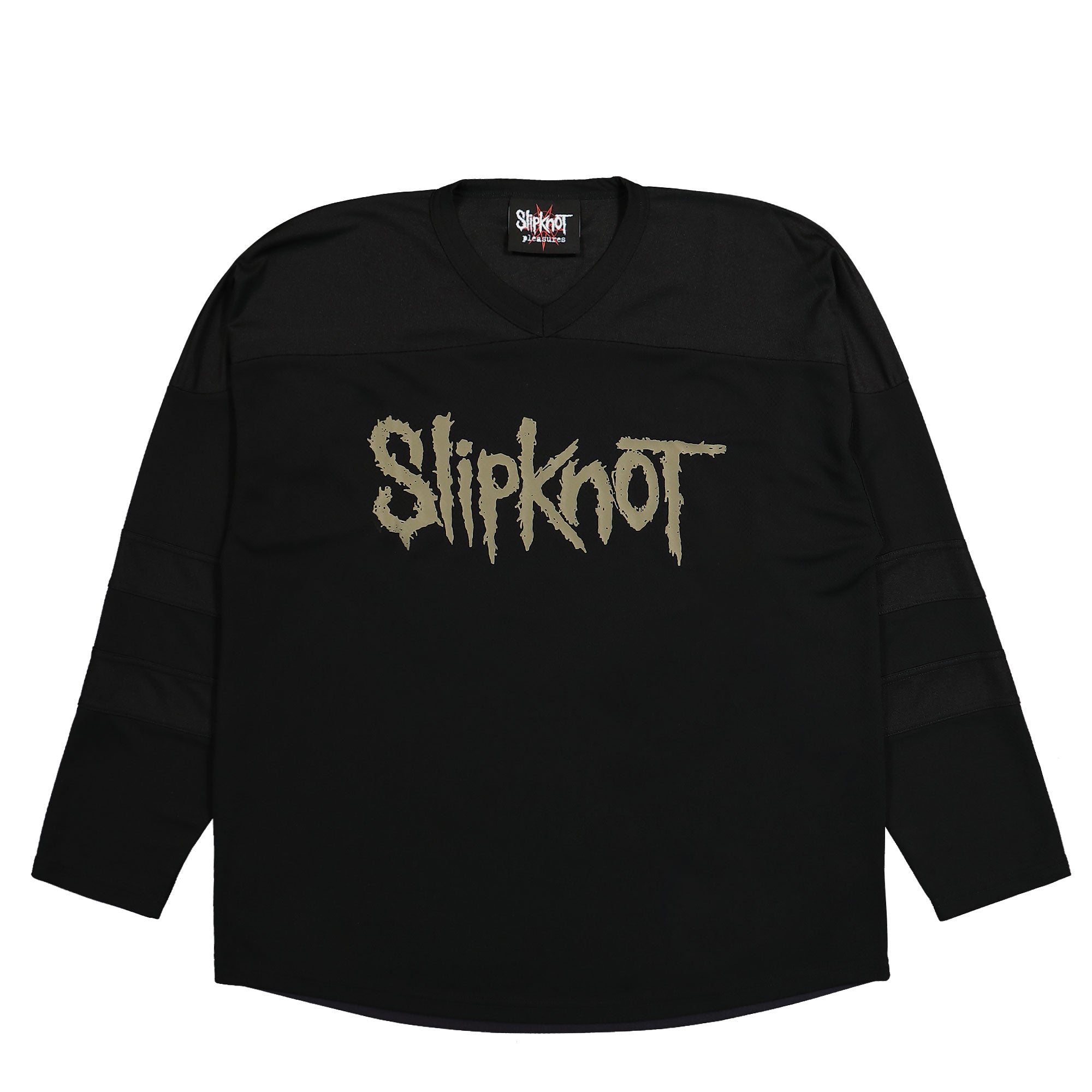 Pleasures X-Ray Hockey Jersey Black Longsleeves P25SK012-Black | Overkill