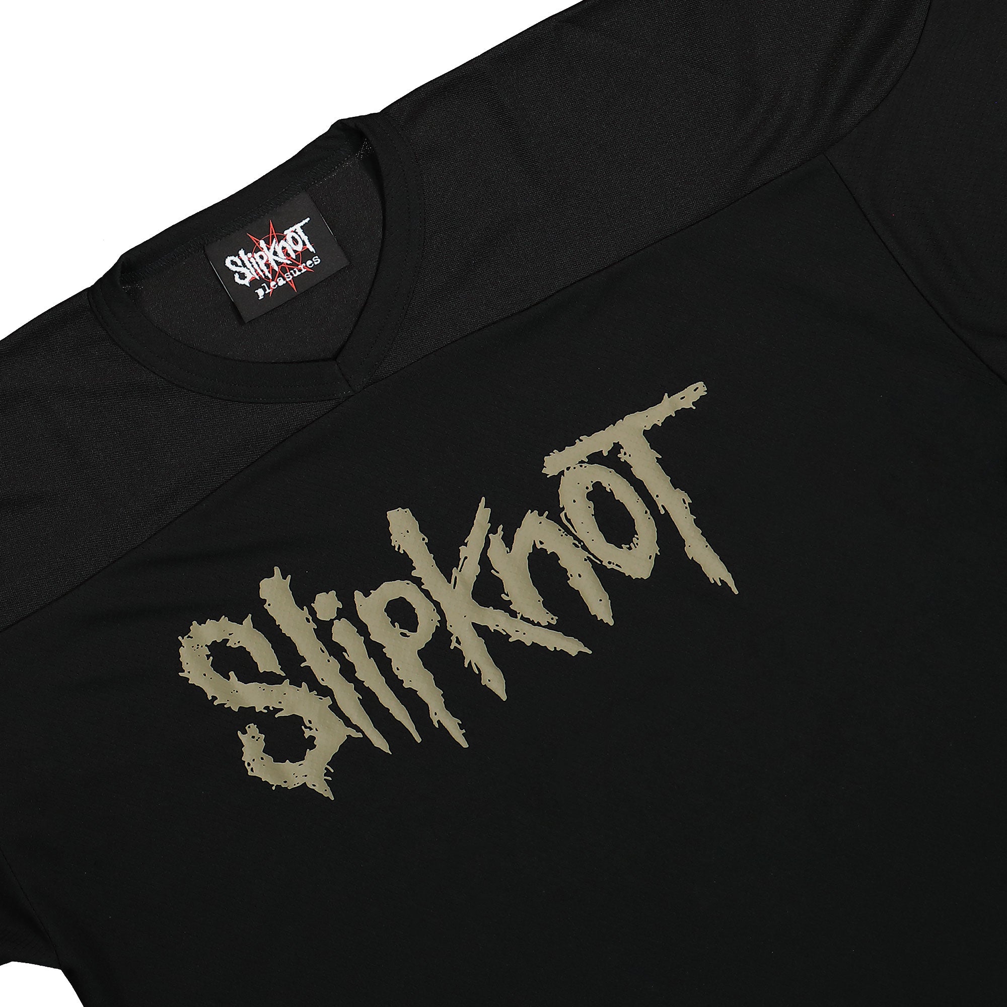 Pleasures X-Ray Hockey Jersey Black Longsleeves Detail view 2 | Overkill