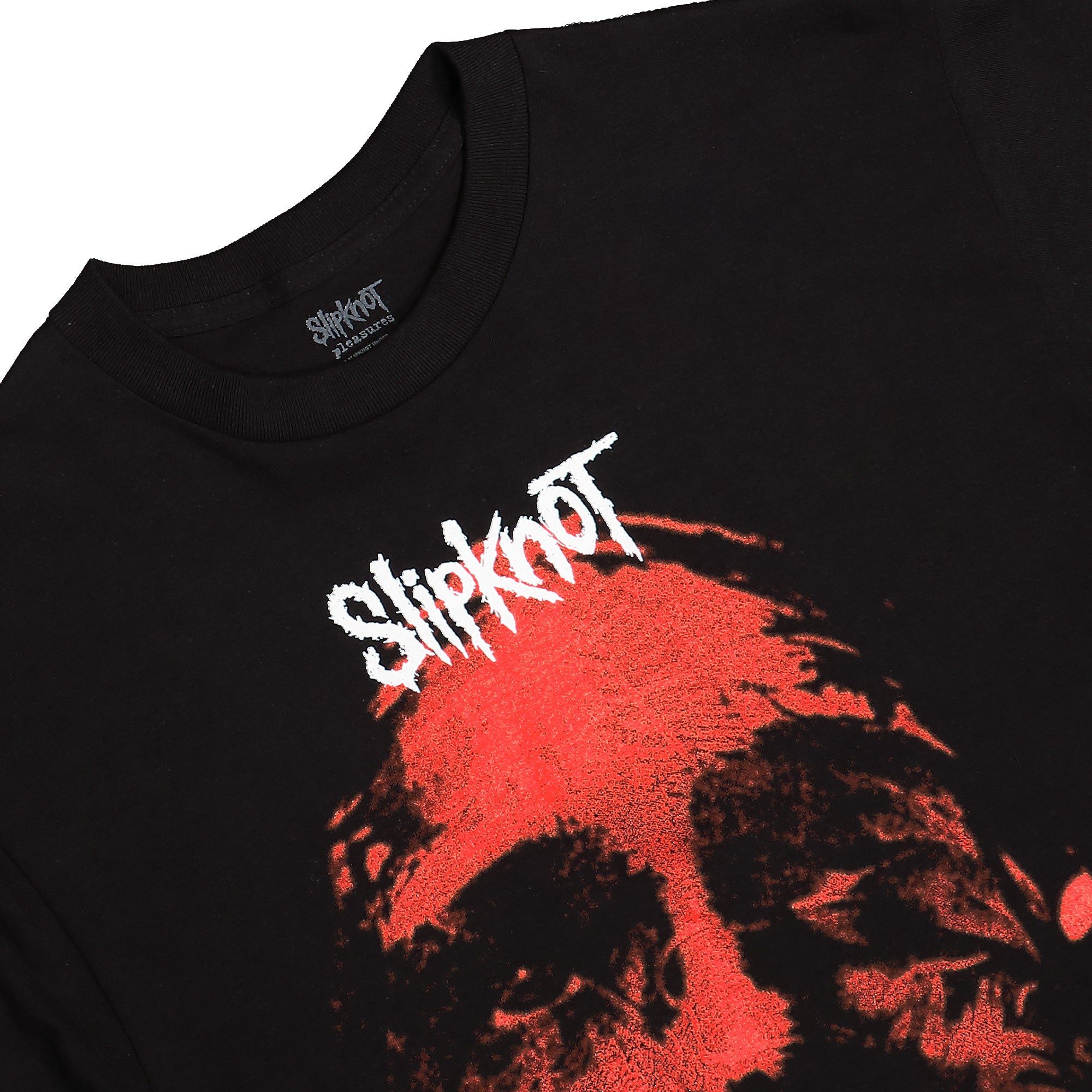 Pleasures Face T-Shirt Black T-Shirts Material | Overkill