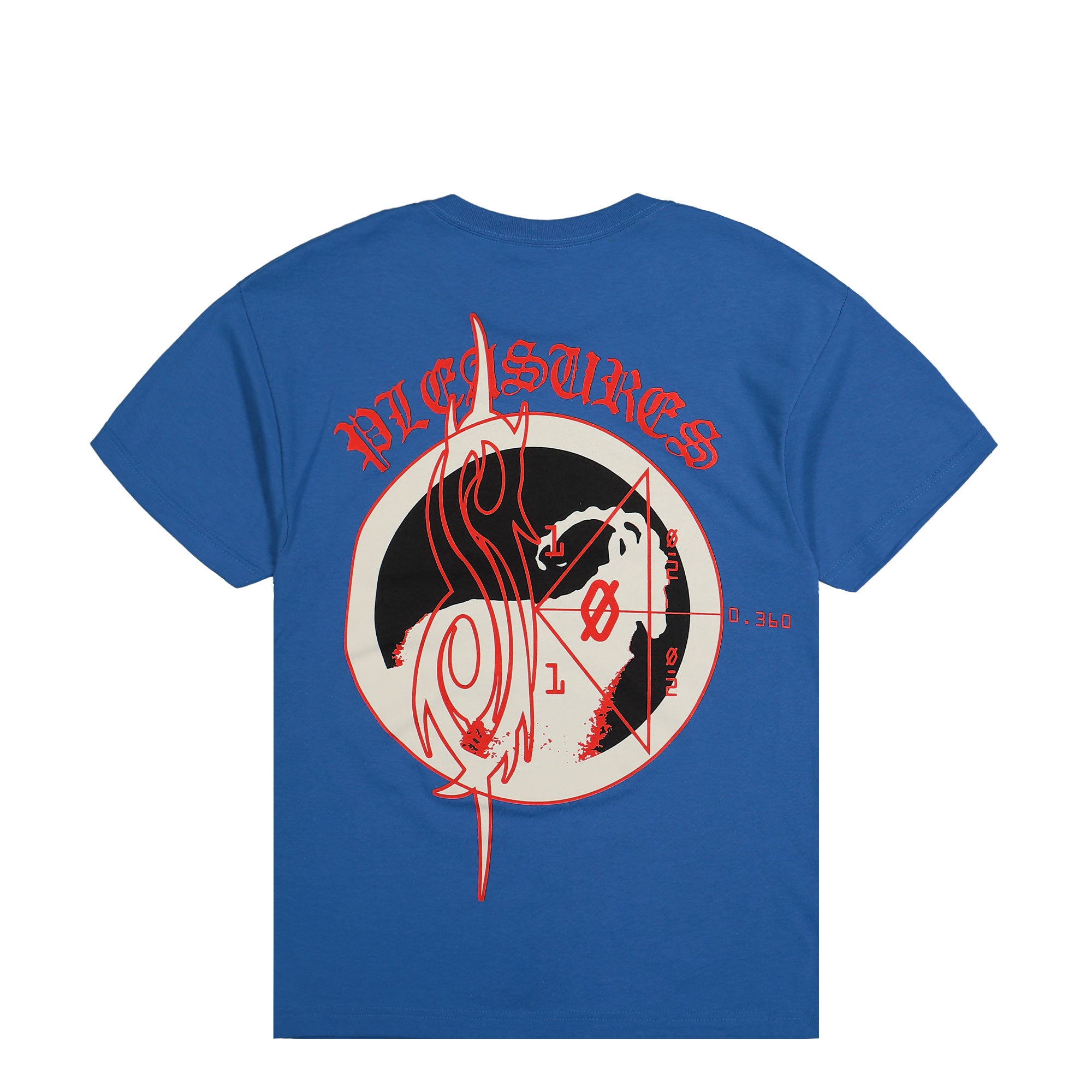 Pleasures Goat T-Shirt Royal T-Shirts Close-up | Overkill