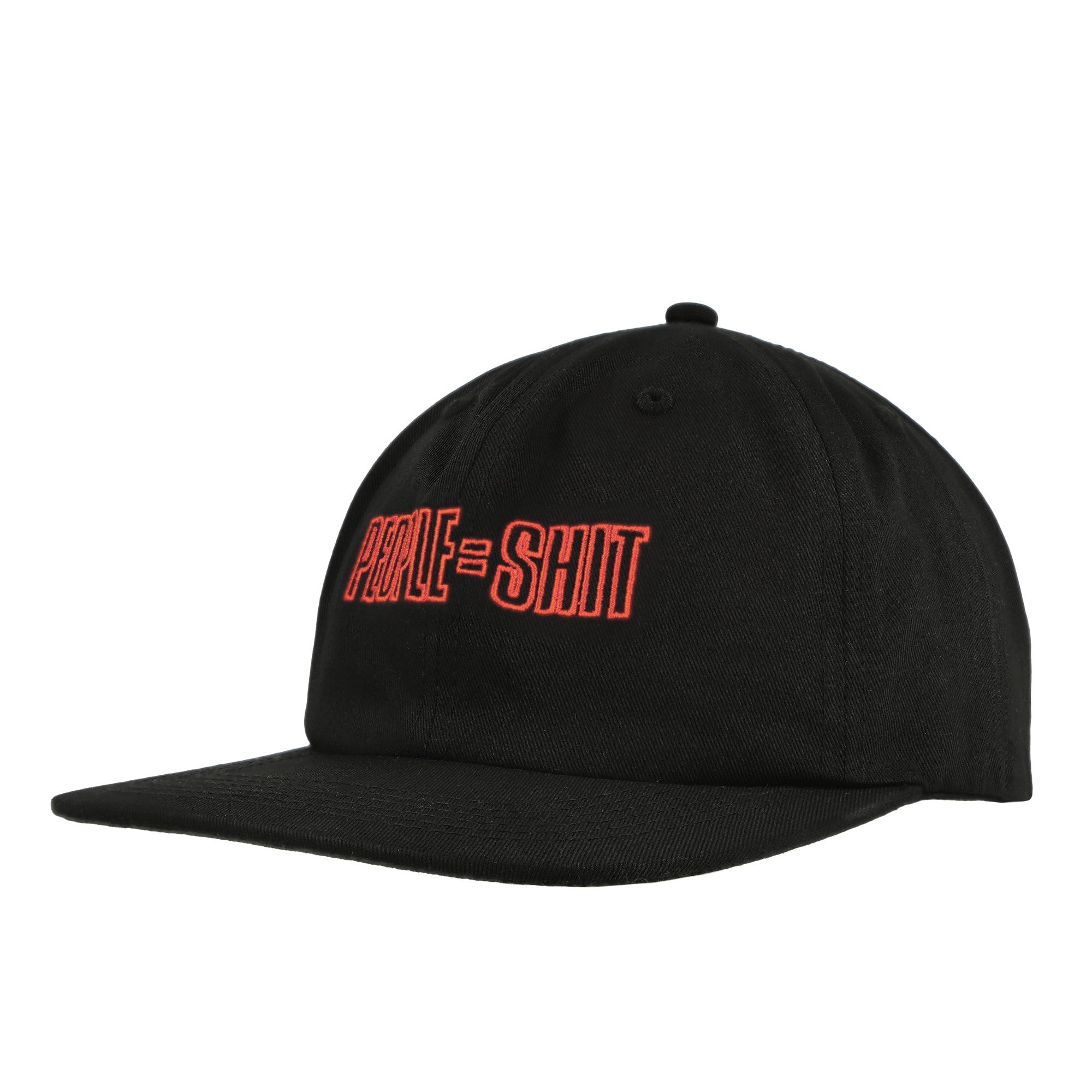 Pleasures People Snapback Black Caps P25SK020-Black | Overkill