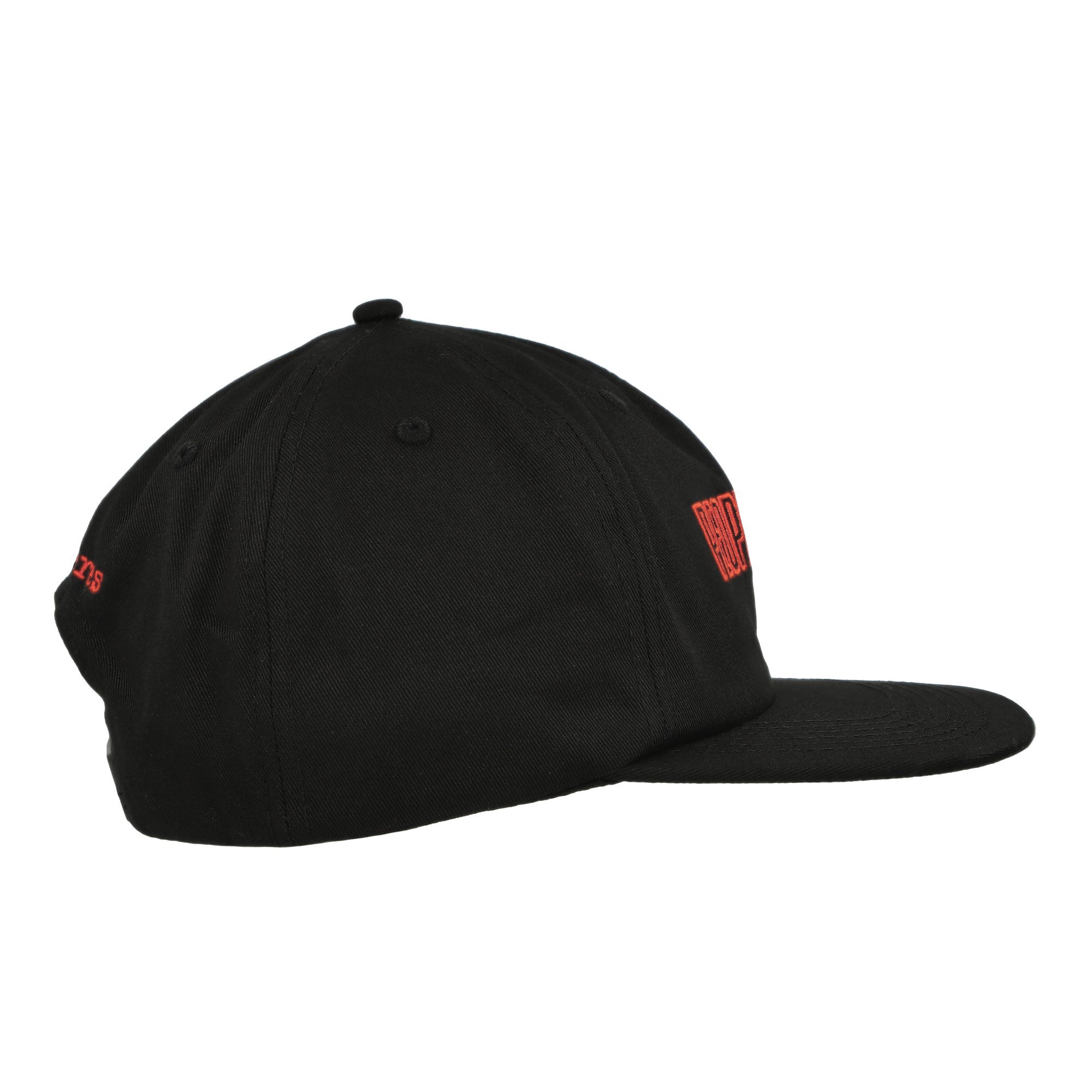 Pleasures People Snapback Black Caps Close-up | Overkill