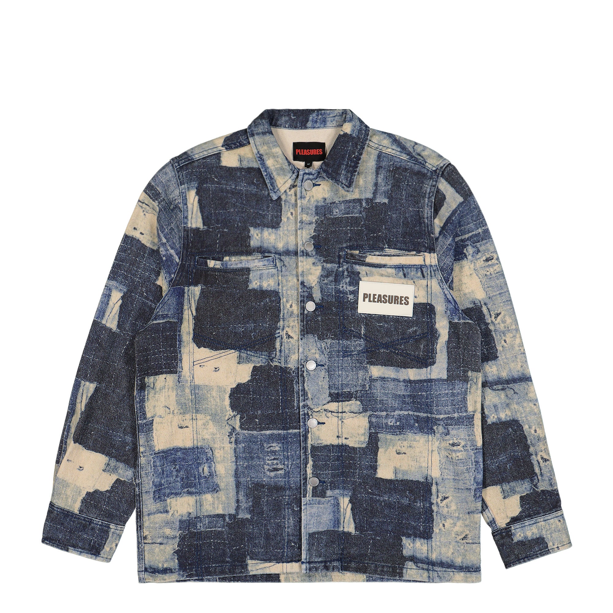 Pleasures Boro Work Jacket Indigo Jackets P25SP011-Indigo | Overkill