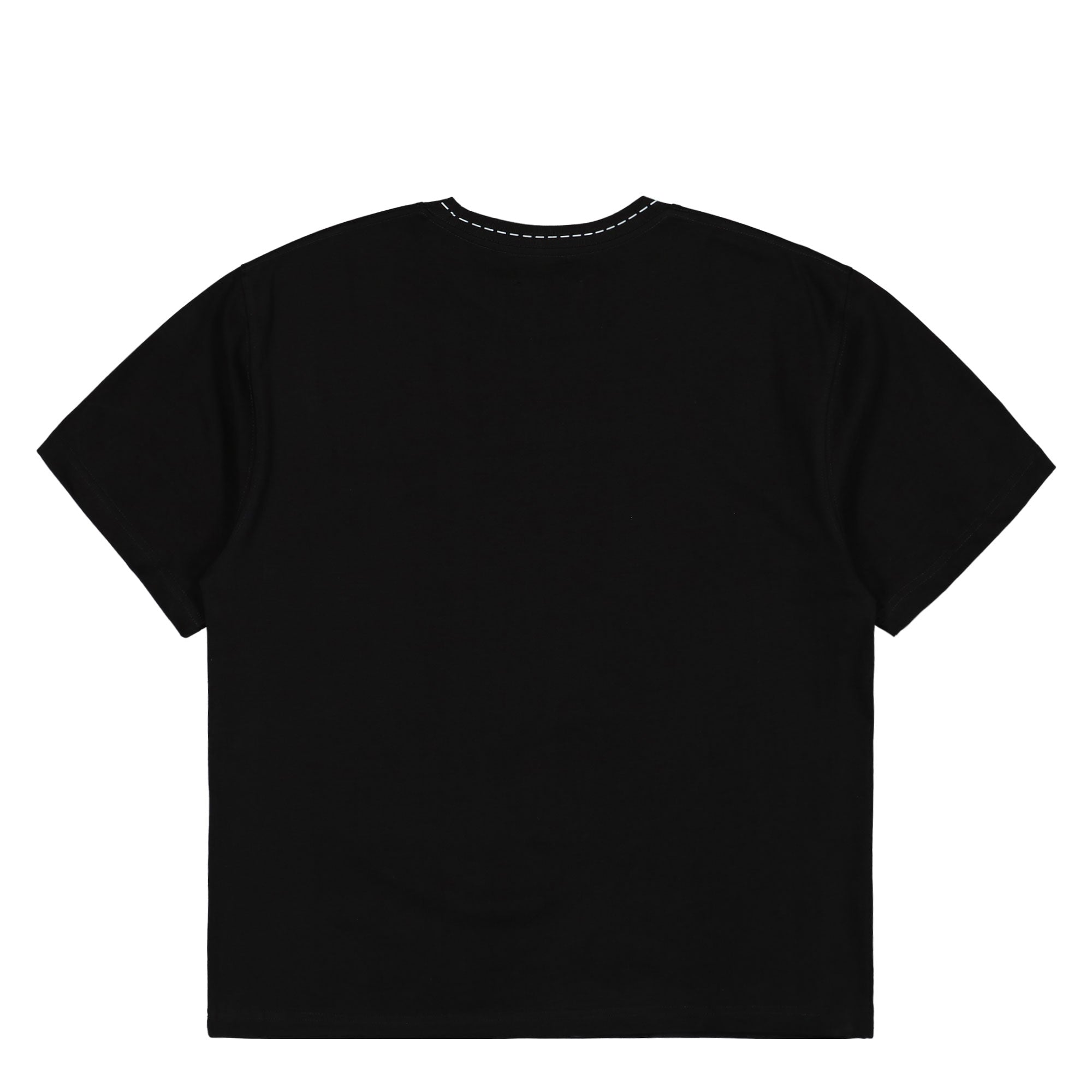 Pleasures Cut Here Heavyweight Shirt Black T-Shirts Material | Overkill