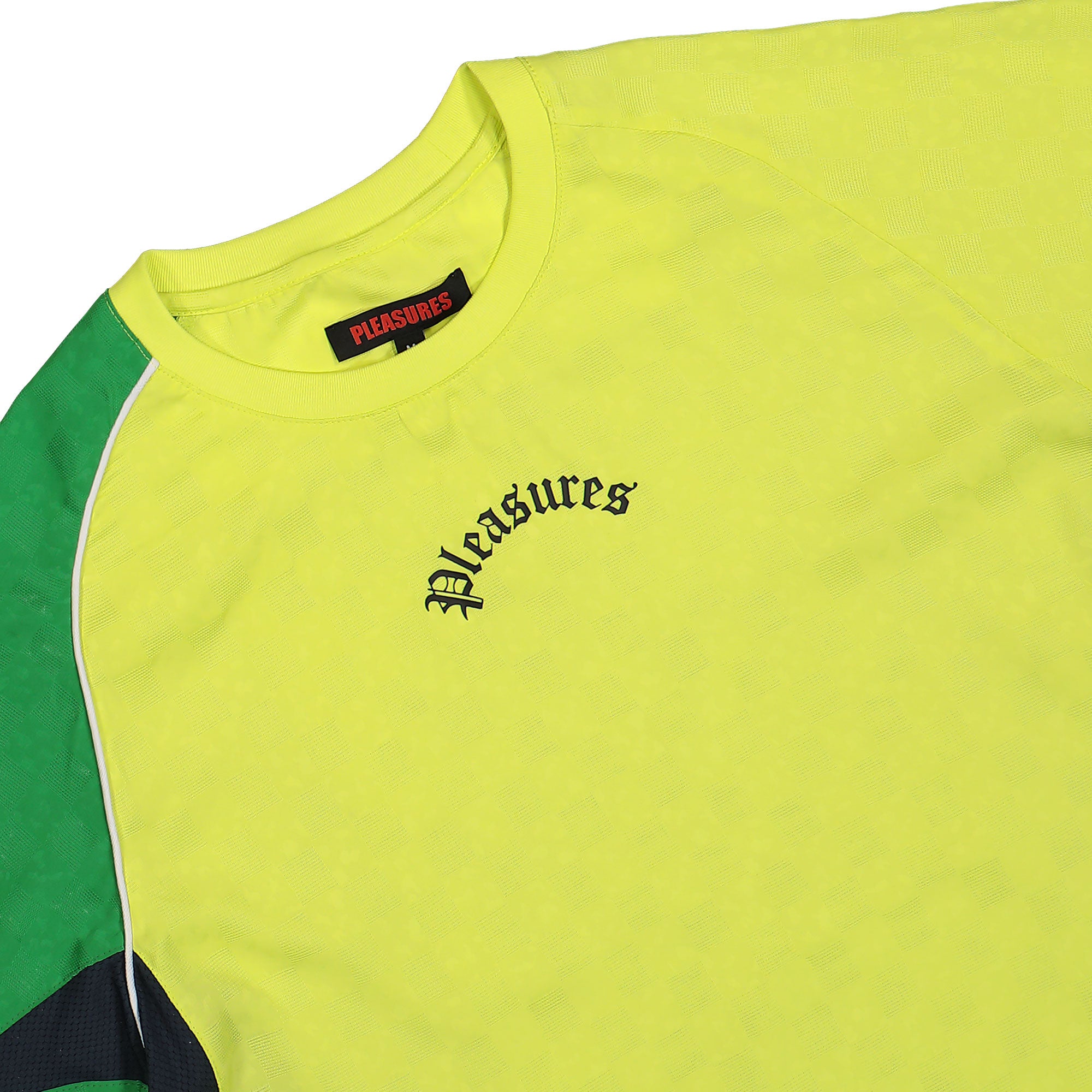 Pleasures Late Sport Shirt Yellow T-Shirts Material | Overkill