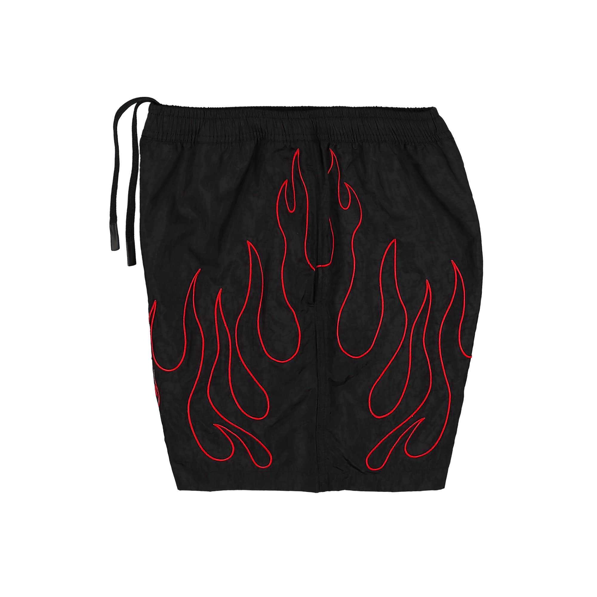 Pleasures Fiery Running Shorts Black Shorts Detail view 2 | Overkill
