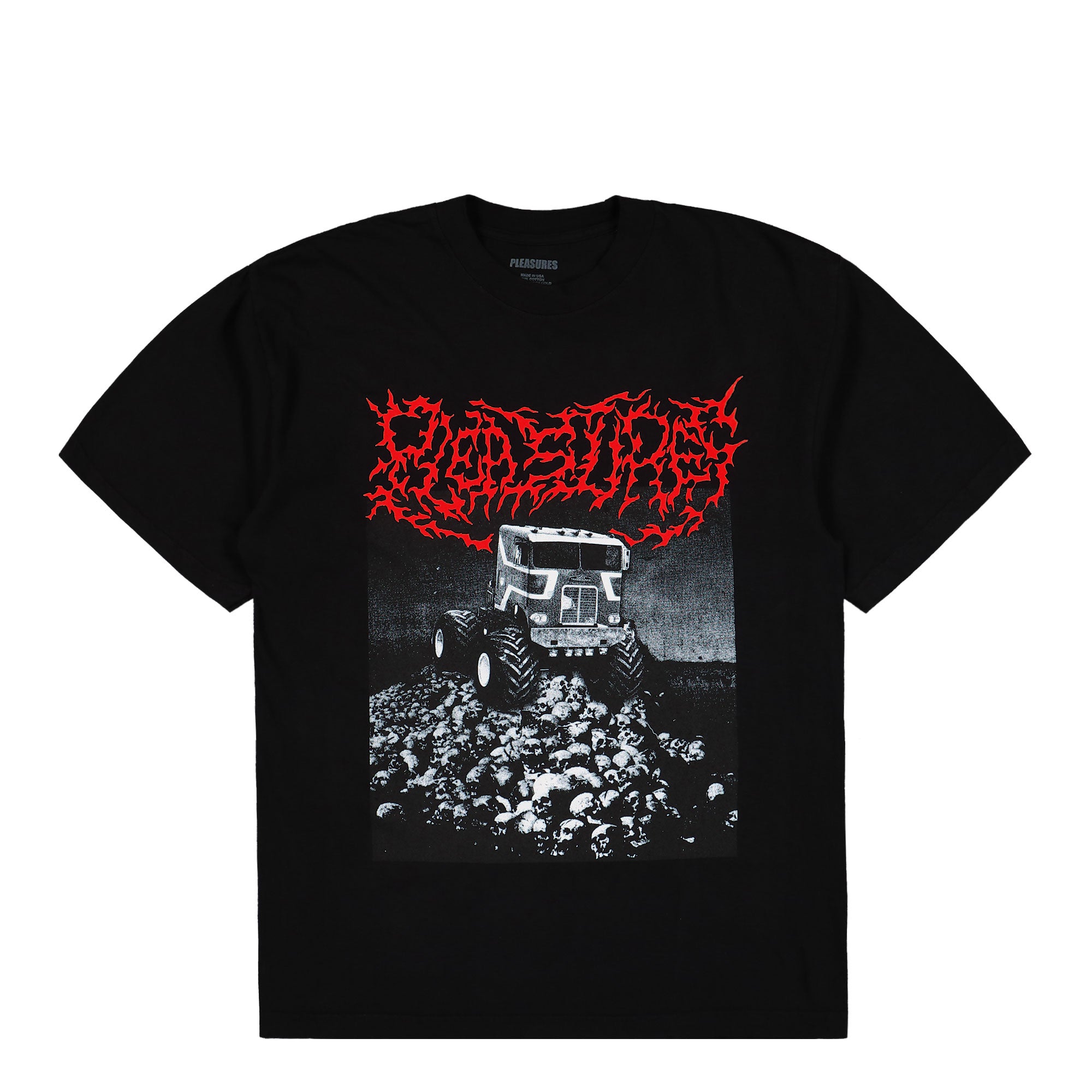 Pleasures Off Road T-Shirt Black T-Shirts P25SP065-Black | Overkill