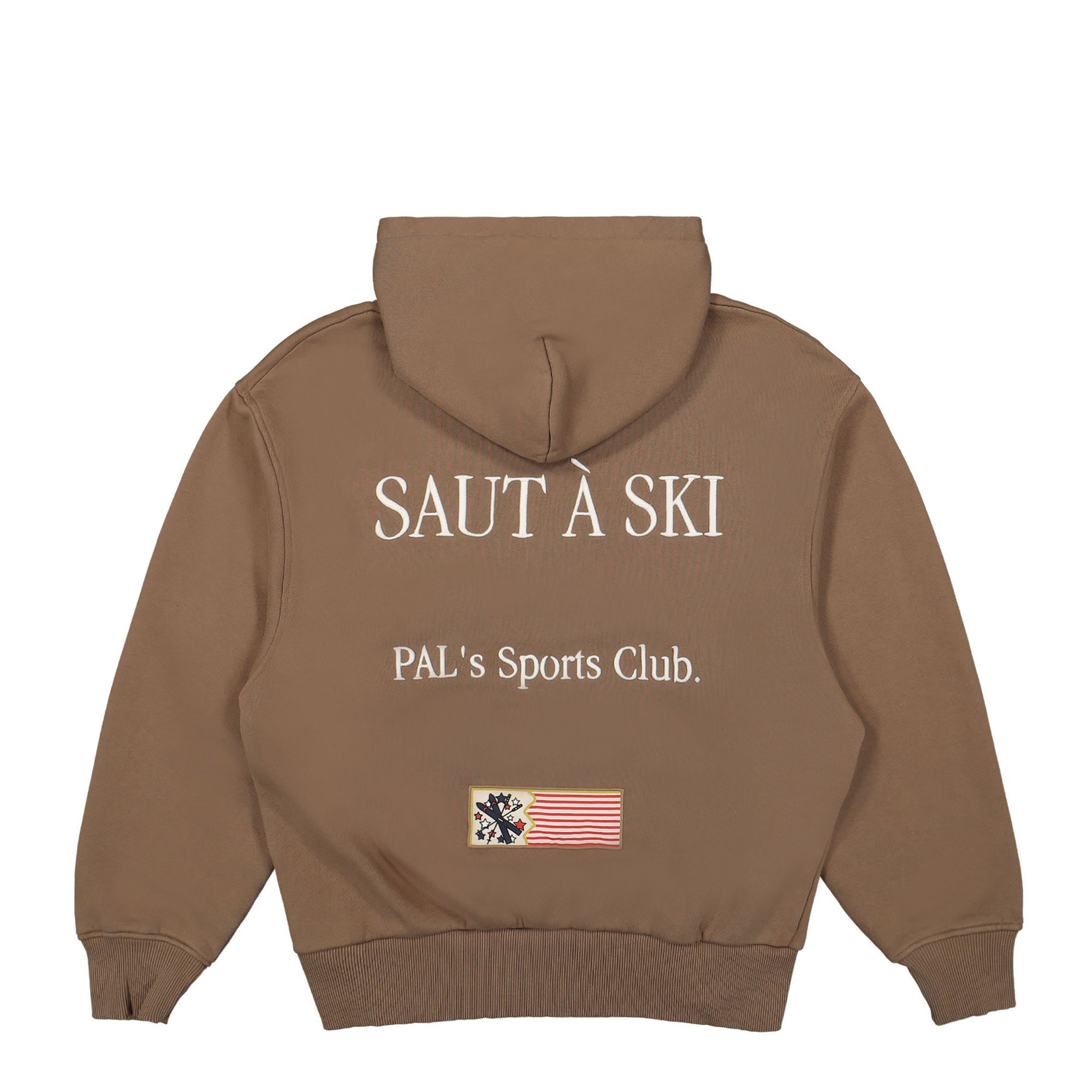 PAL Sporting Goods Saut A Ski Hoodie Shitake Hoodies Close-up | Overkill
