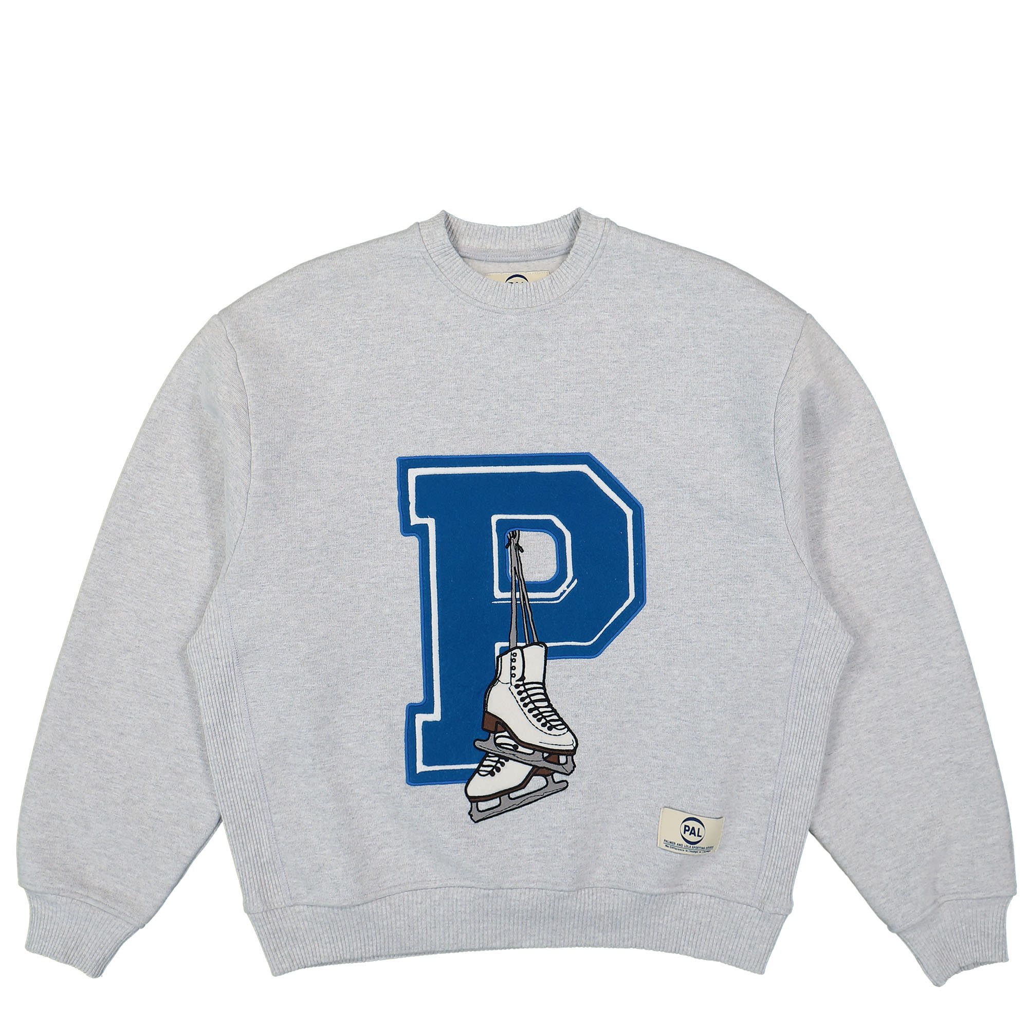 PAL Sporting Goods Axel Crewneck Light Gray Sweatshirts PALAW23016-210 | Overkill