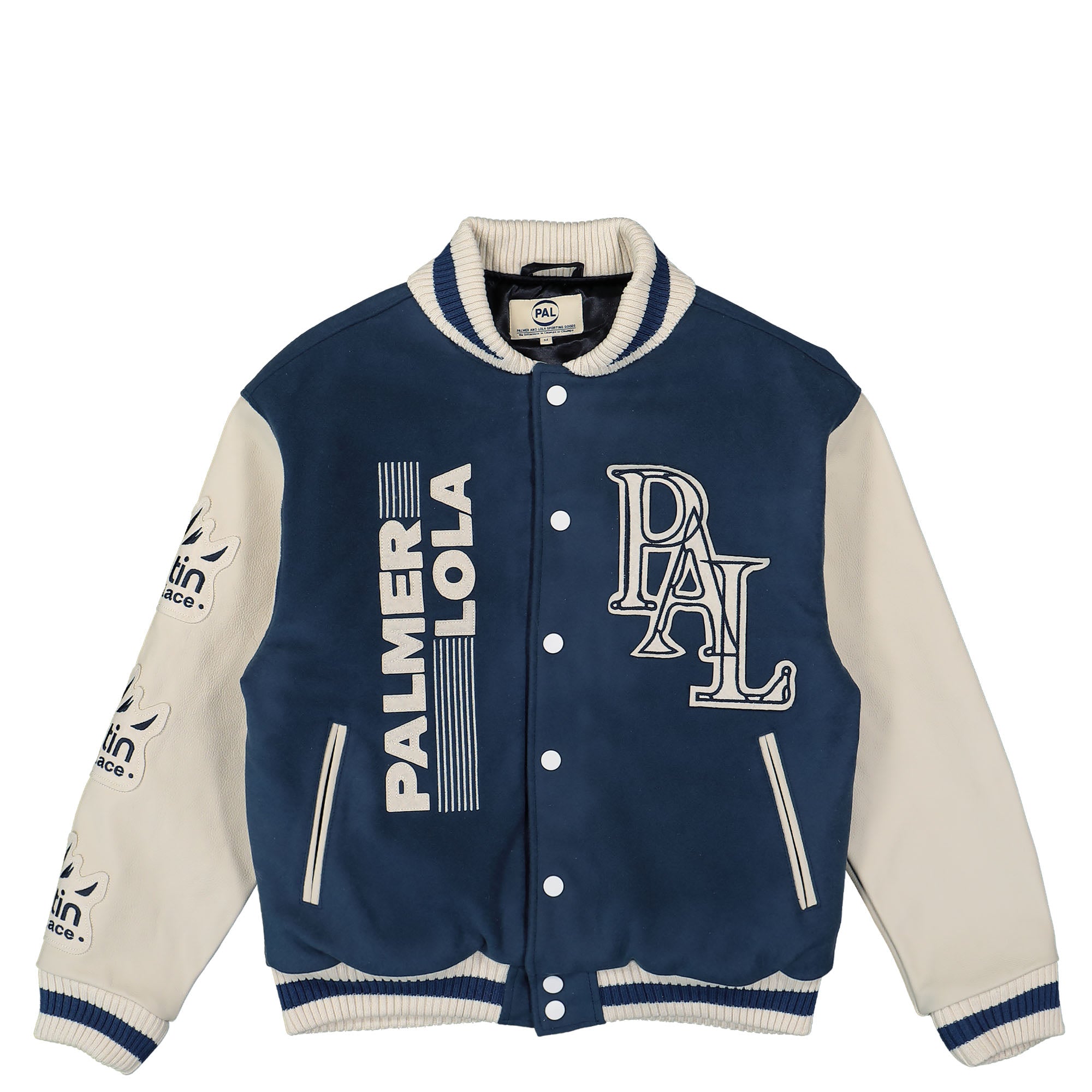 PAL Sporting Goods International Skating Union Varsity Washed Blue / Marshmellow Bomber & Varsity Jackets PALAW23022-605 | Overkill
