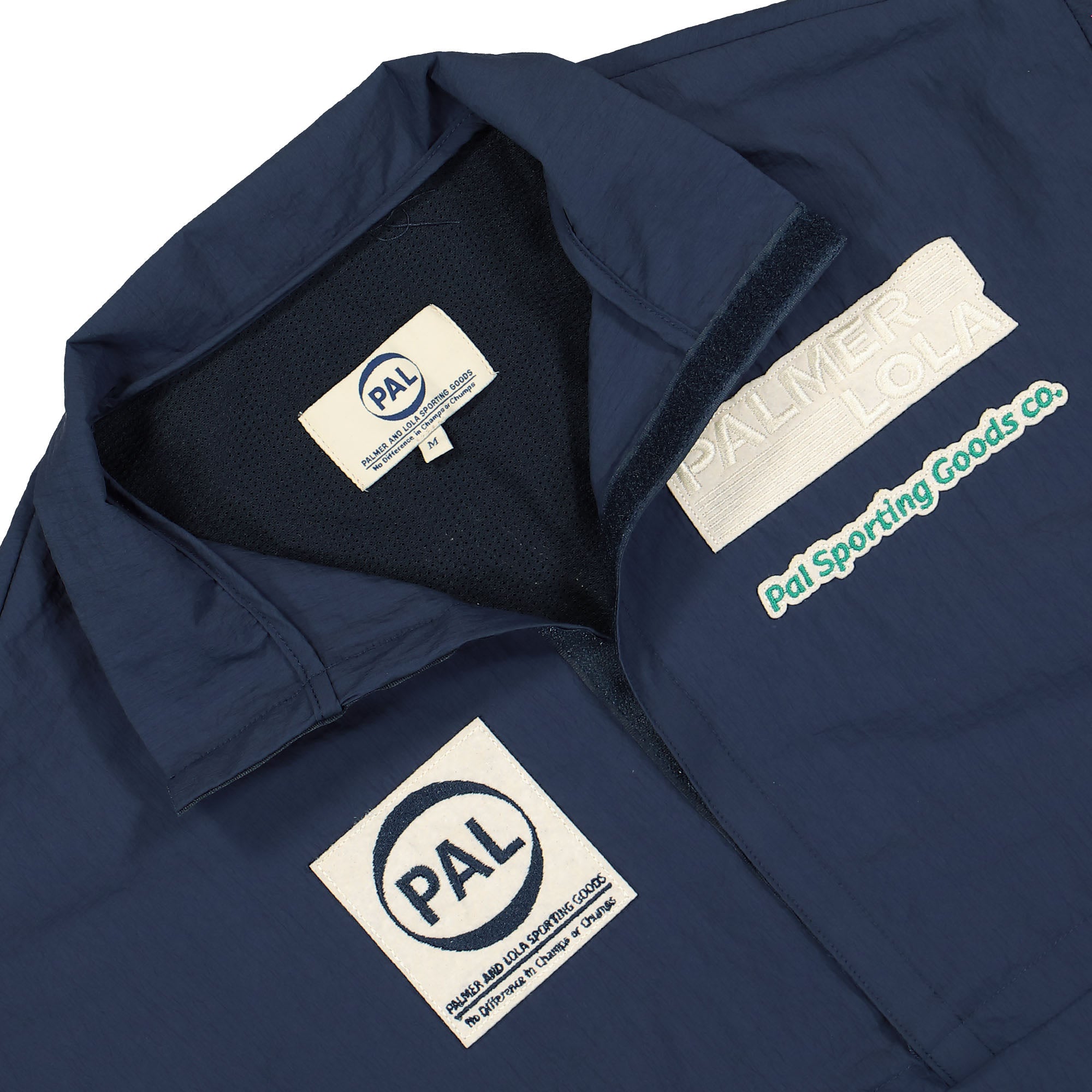 PAL Sporting Goods Broadcast Overhead Sweater Navy Jackets Close-up | Overkill