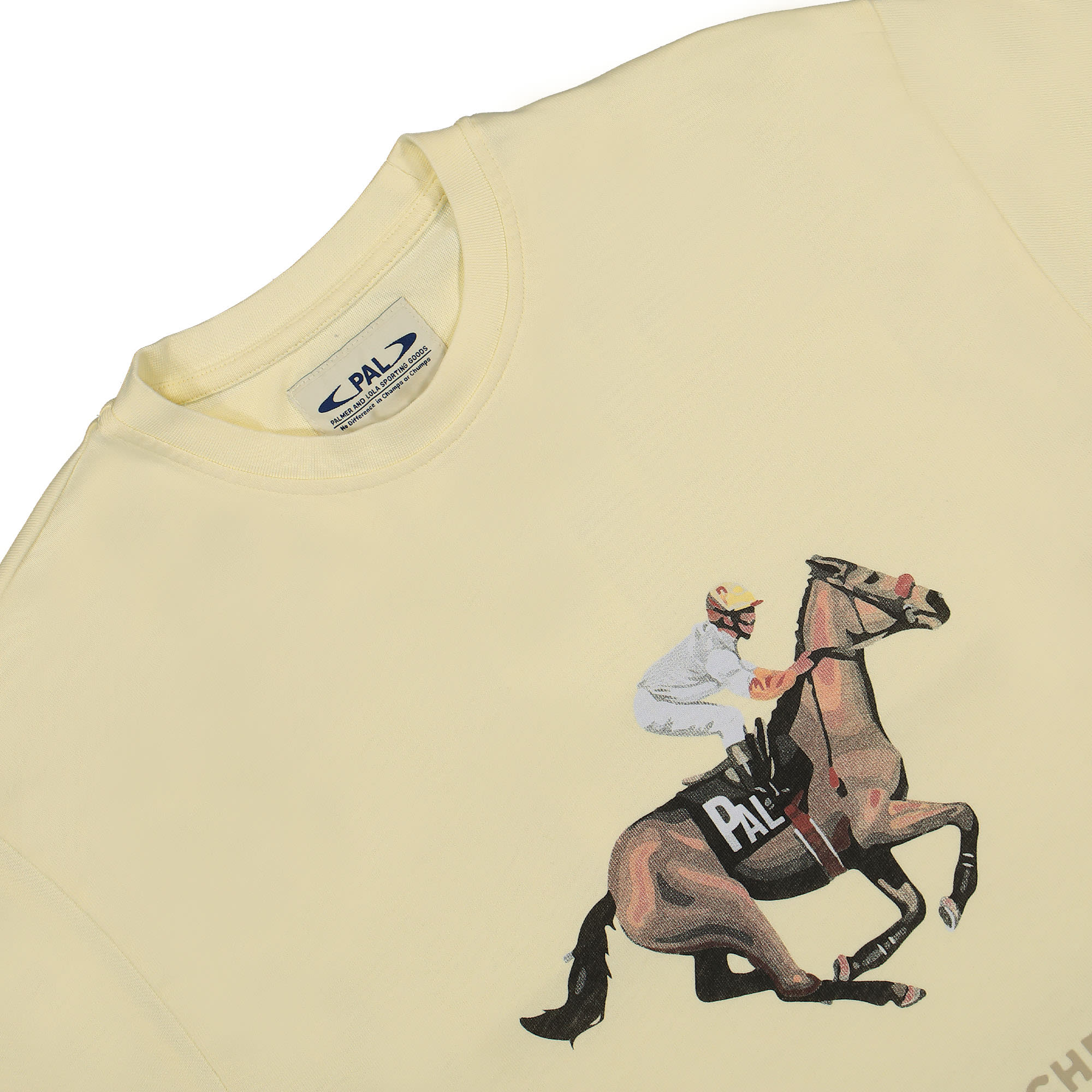 PAL Sporting Goods Courses De Chevaux T-Shirt Sun Fade Yellow T-Shirts Material | Overkill