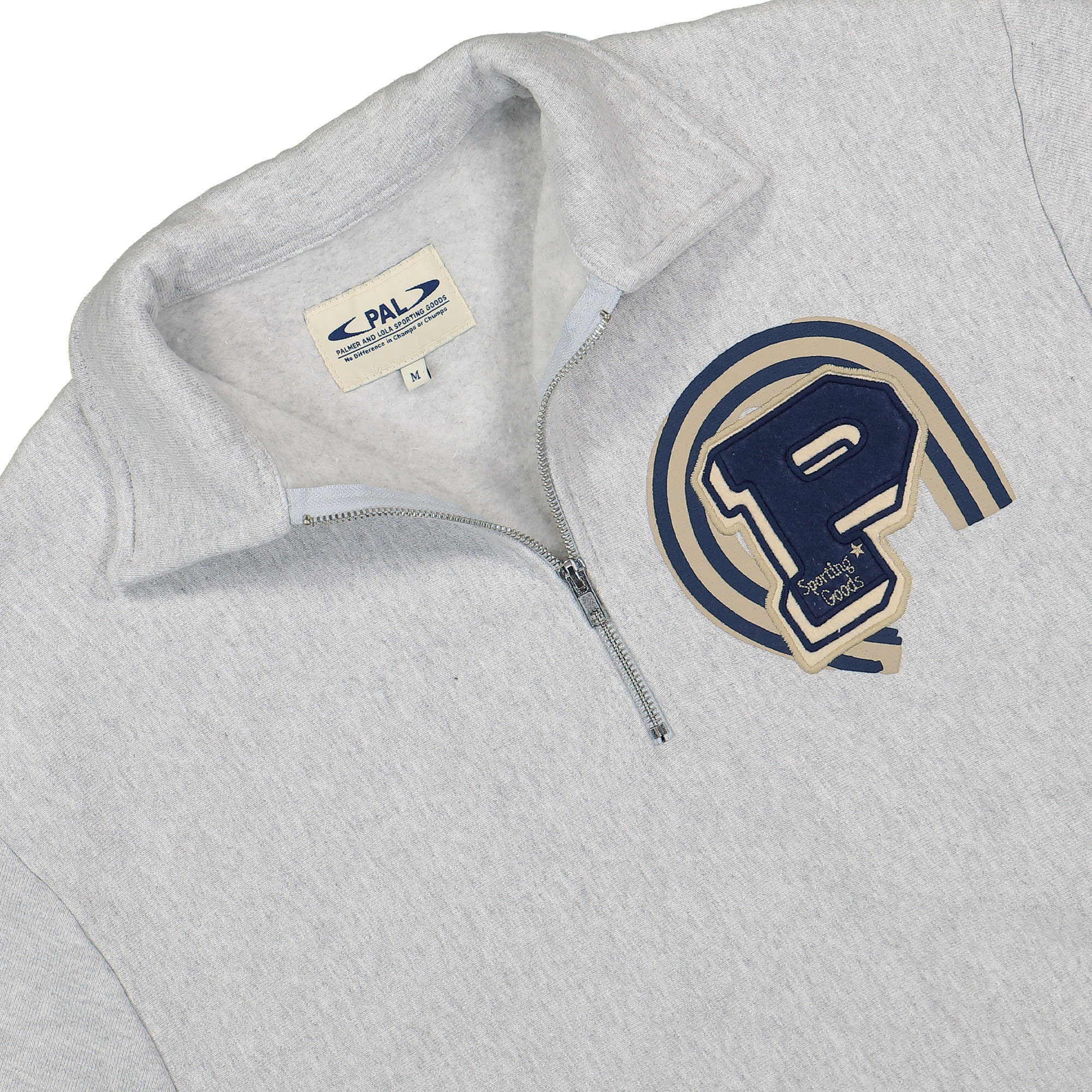 PAL Sporting Goods Aurora Half Zip Sweater Light Gray Marl Sweatshirts Material | Overkill