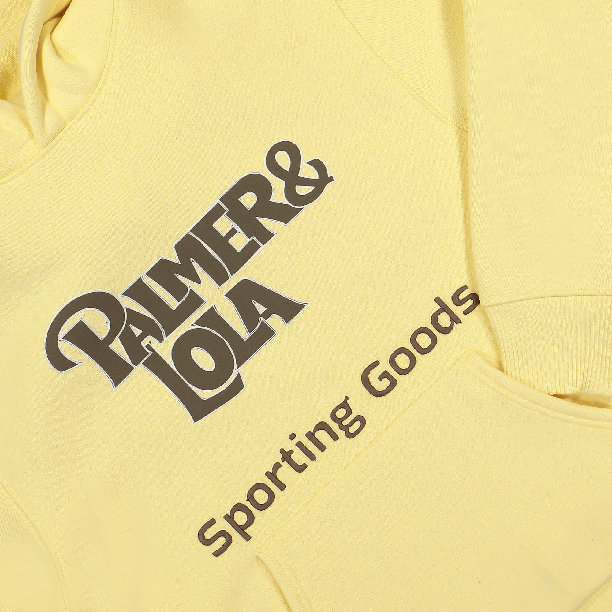 PAL Sporting Goods Finest In The World Hoodie Sun Fade Yellow Hoodies Detailfoto | Overkill