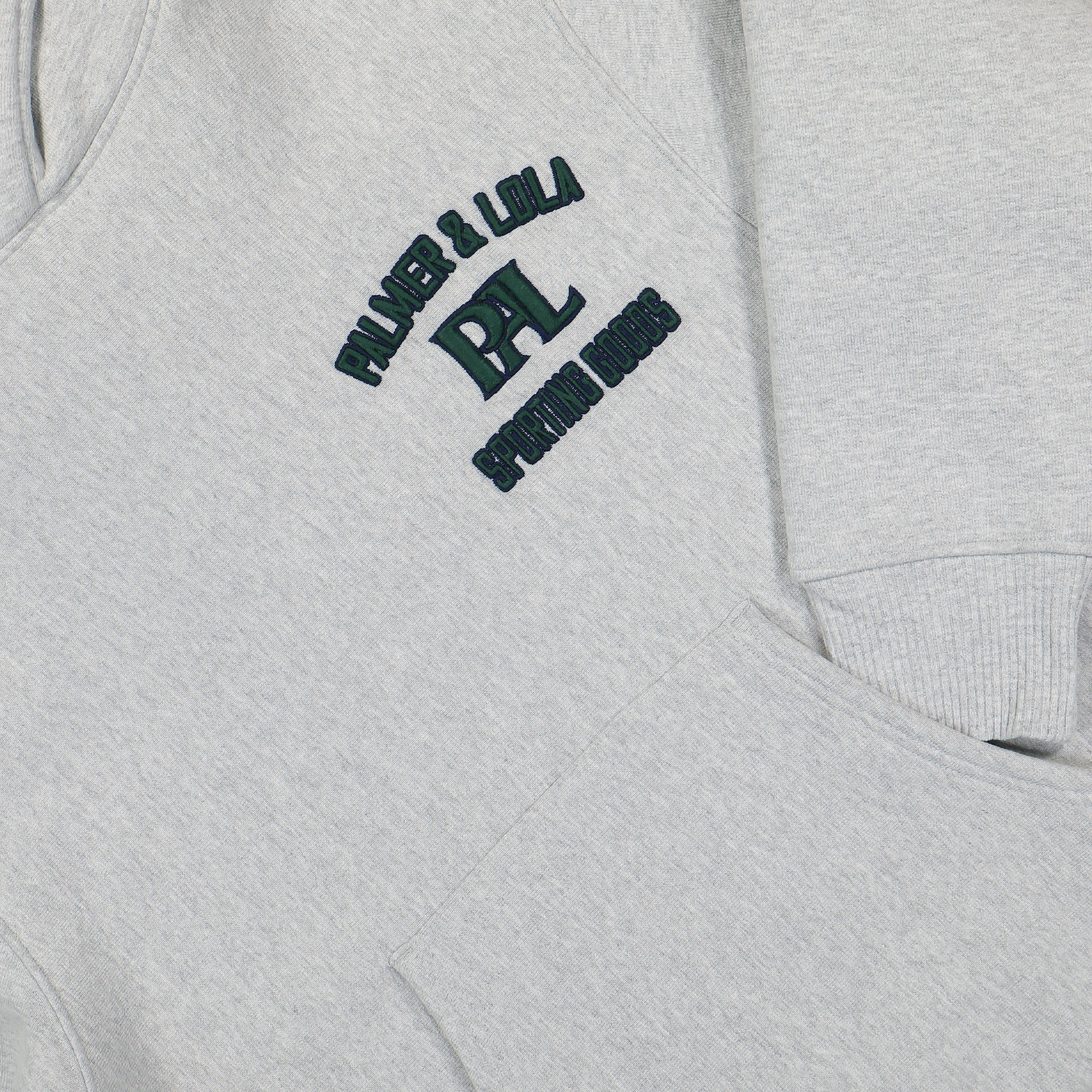 PAL Sporting Goods New Arch Logo Hoodie Light Gray Marl Hoodies Detailfoto | Overkill