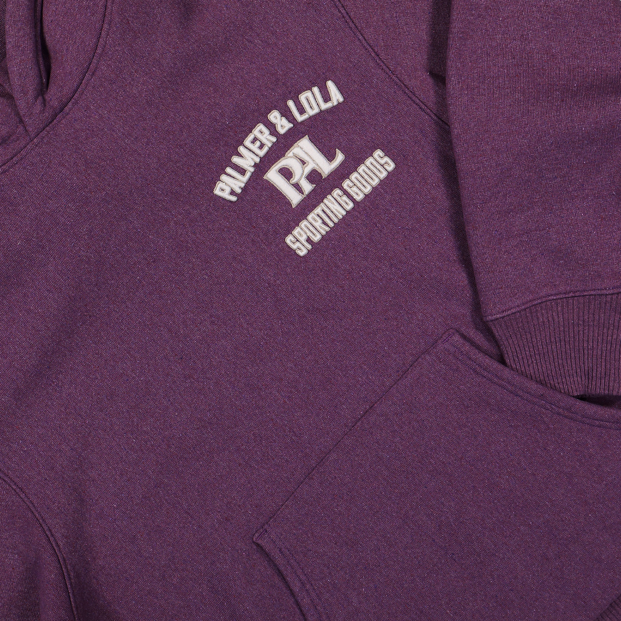 PAL Sporting Goods New Arch Logo Hoodie Bright Purple Hoodies Detailfoto | Overkill