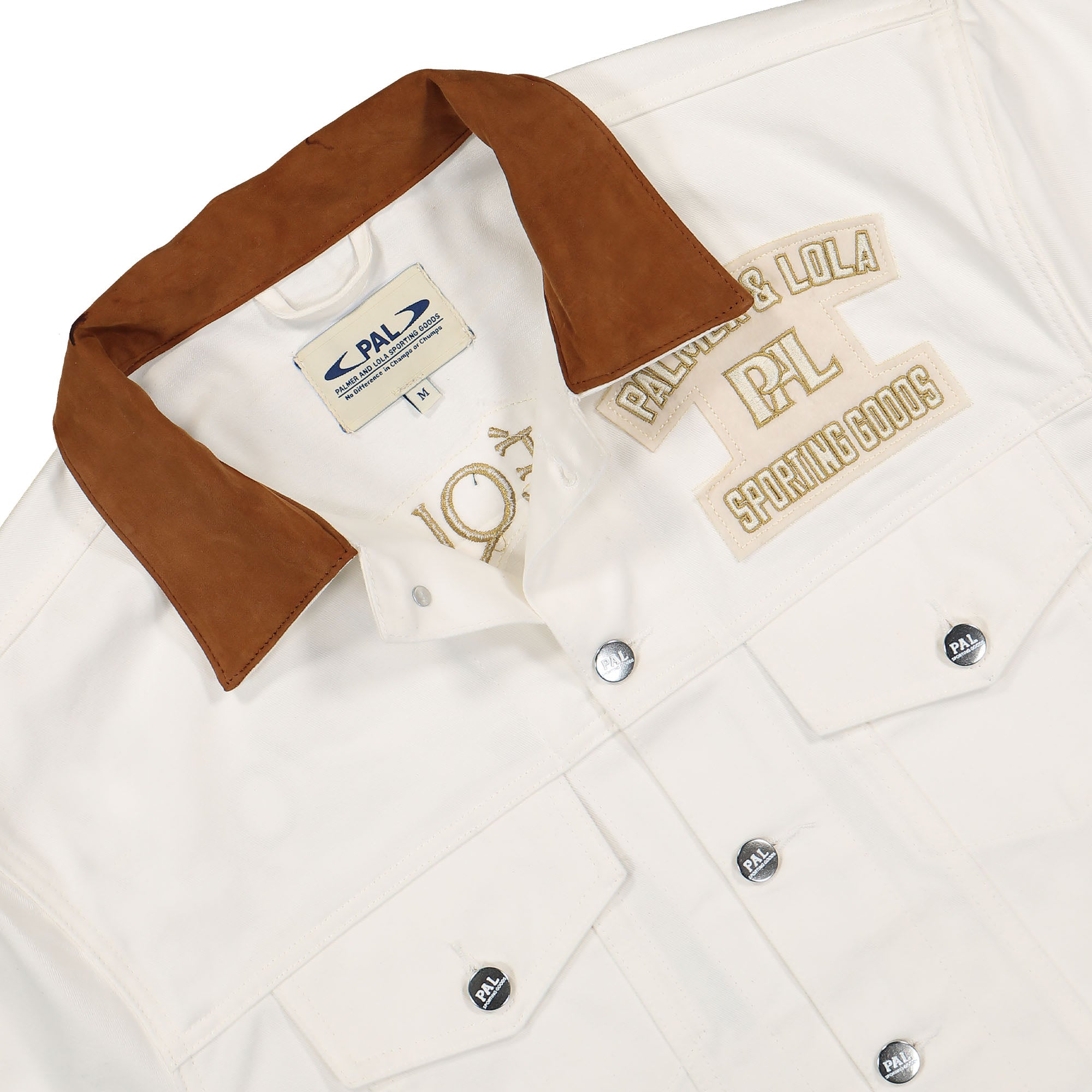 PAL Sporting Goods Off To The Races Riders Jacket Unbleached White Jackets Material | Overkill