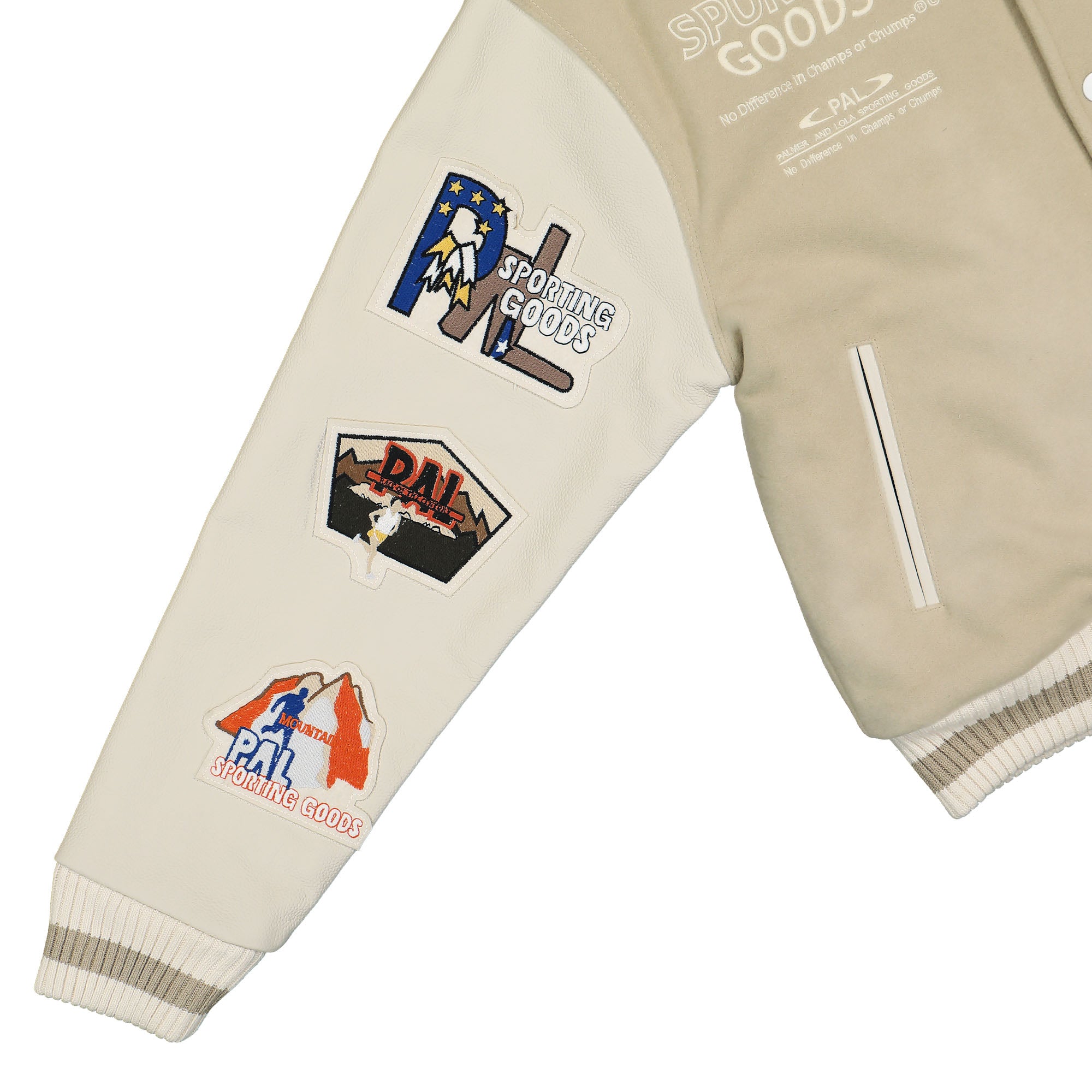 PAL Sporting Goods Race Of The Century Varsity Jacket Caramel Brown Bomber & Varsity Jackets Detail view 1 | Overkill