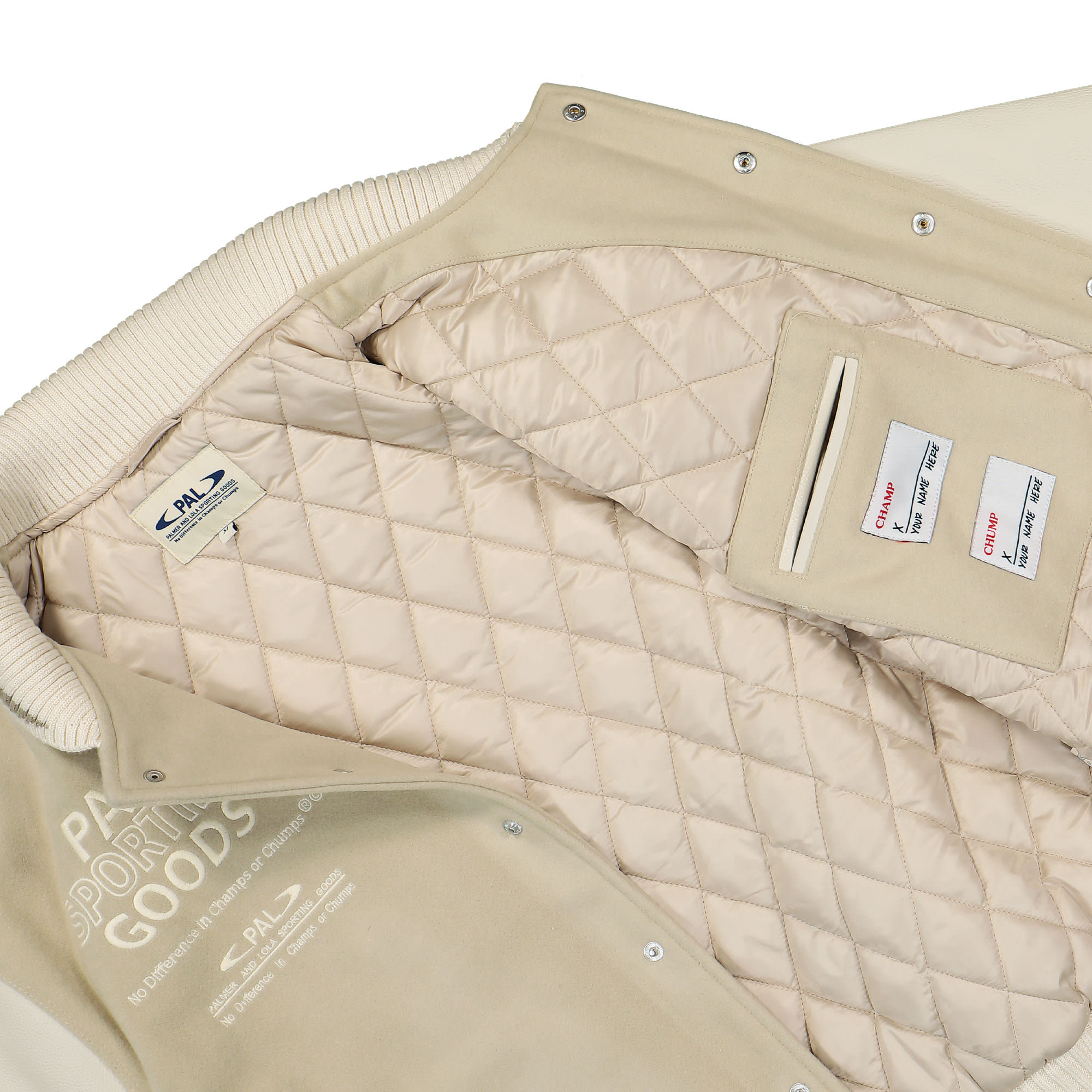 PAL Sporting Goods Race Of The Century Varsity Jacket Caramel Brown Bomber & Varsity Jackets Detail view 2 | Overkill