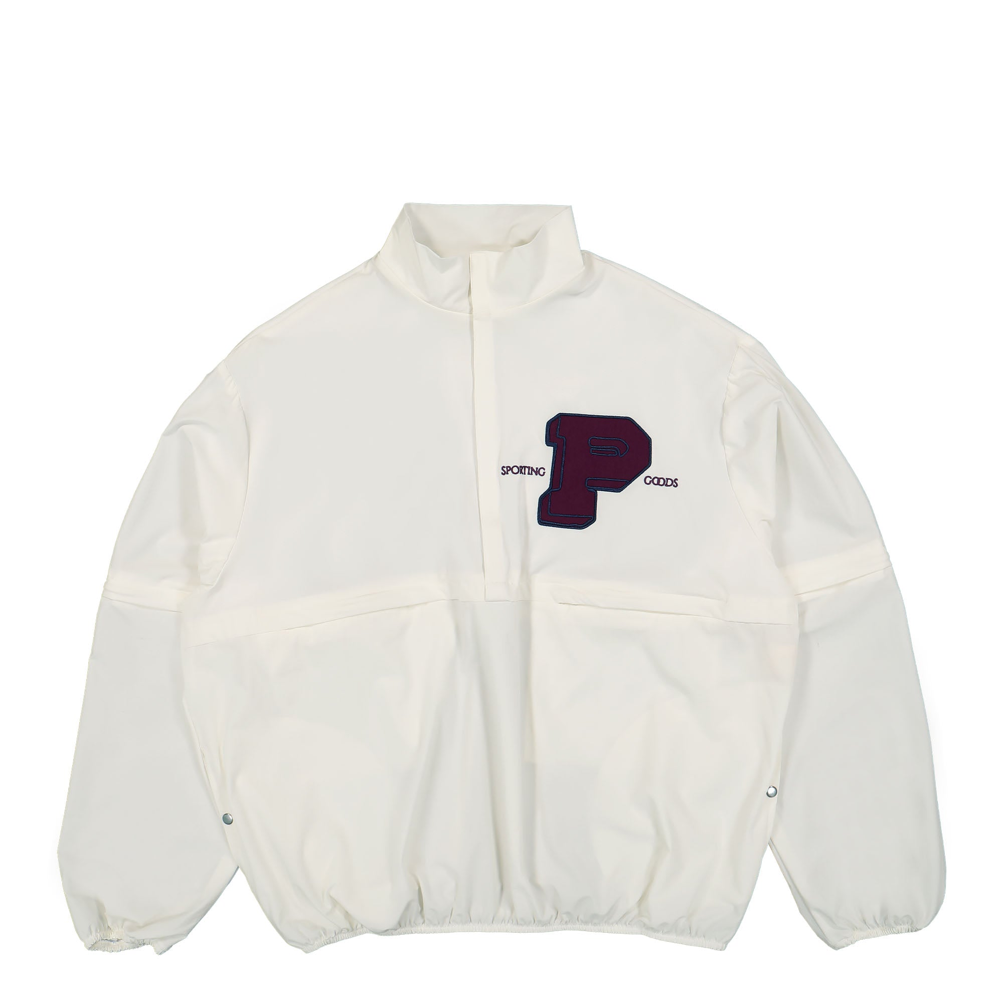 PAL Sporting Goods Grand Prix Overhead Jacket Antique White Windbreaker PALSS23016-112 | Overkill