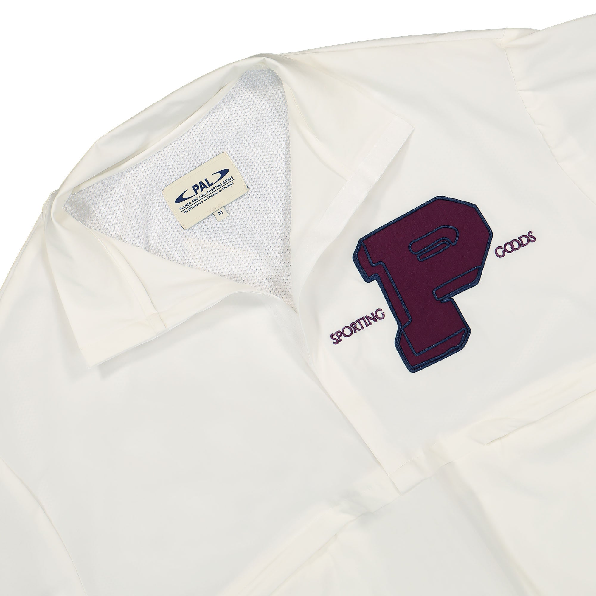 PAL Sporting Goods Grand Prix Overhead Jacket Antique White Windbreaker Material | Overkill