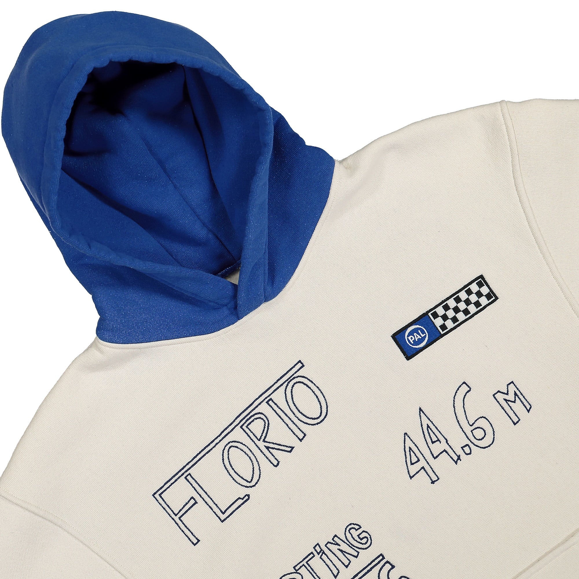 PAL Sporting Goods Miles Hoodie Ecru Sax Hoodies Material | Overkill