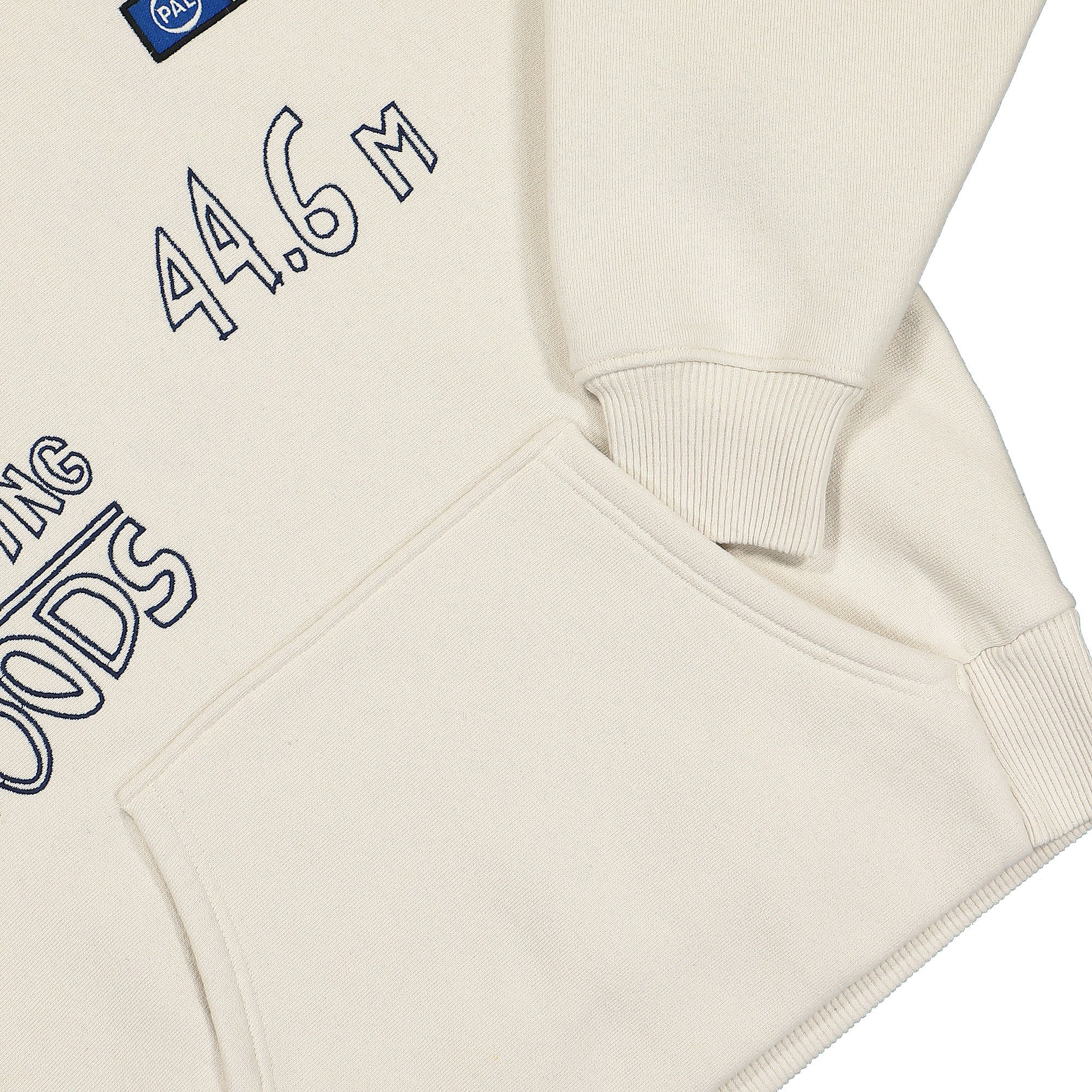 PAL Sporting Goods Miles Hoodie Ecru Sax Hoodies Detailfoto | Overkill