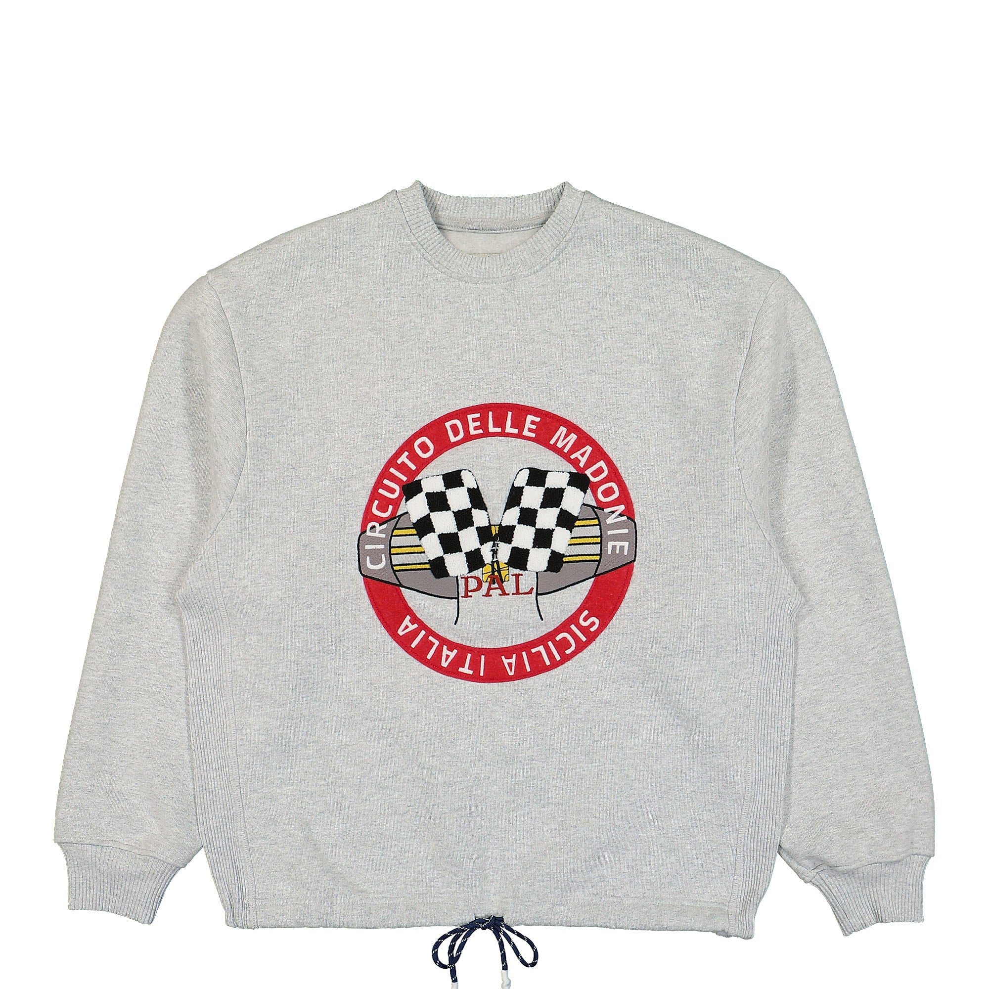 PAL Sporting Goods Circuito Delle Madonie Crewneck Grey Sweatshirts PALSS24024-210 | Overkill