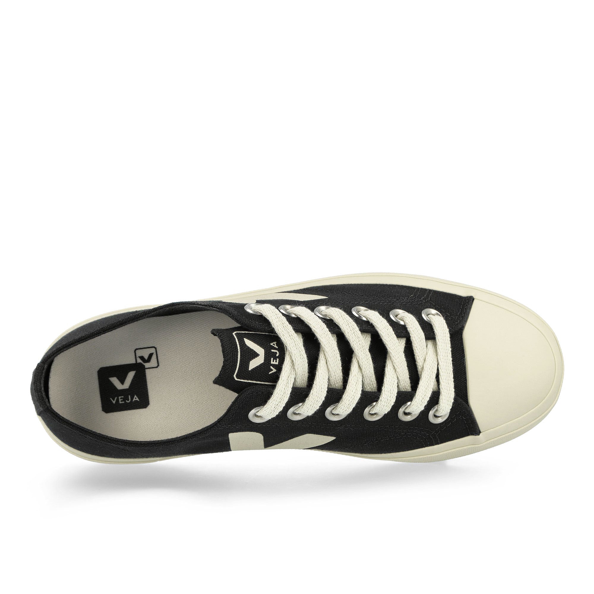 Veja Wata II Low Canvas Black-Pierre Low Top Sneakers Detailfoto | Overkill