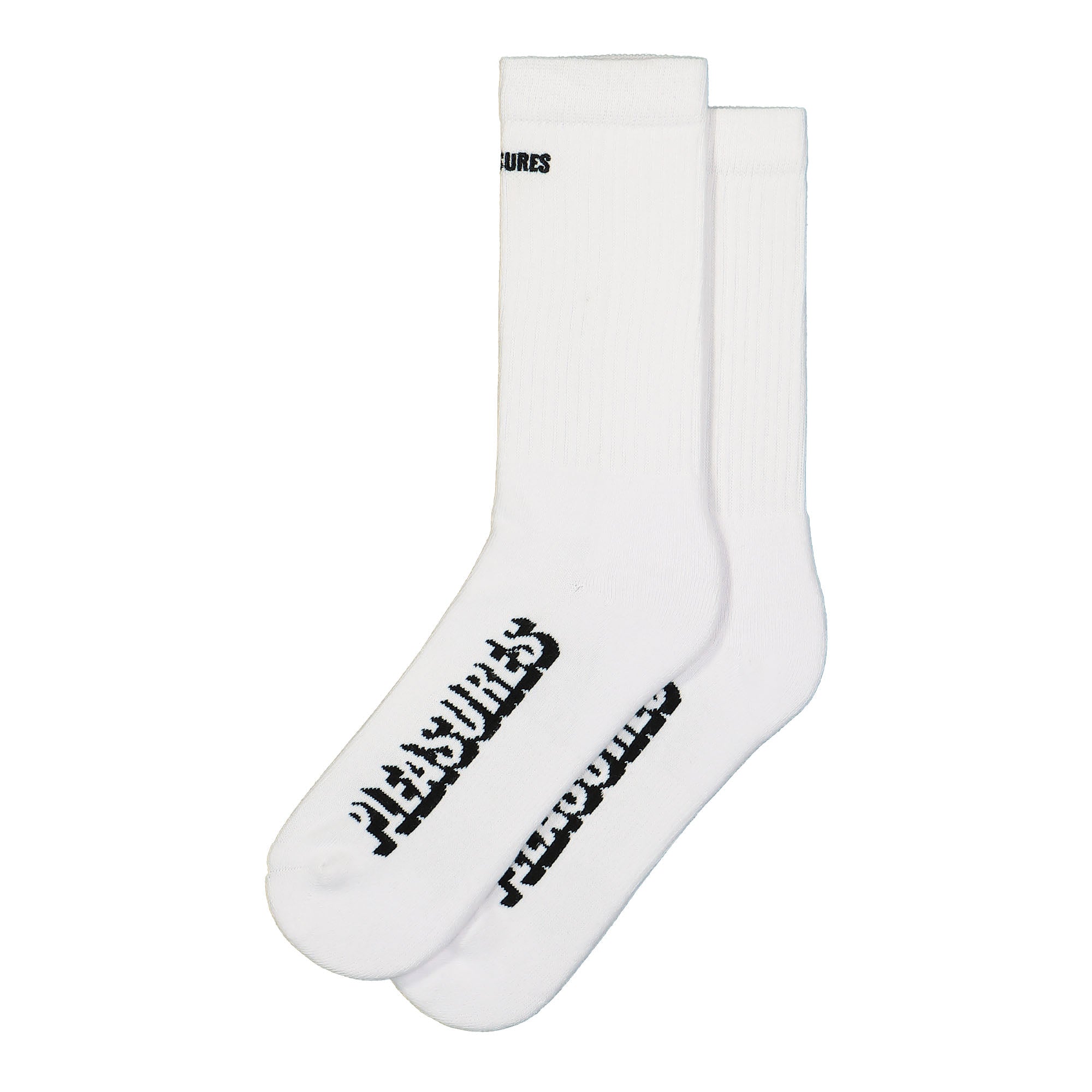 Pleasures Knock Out Socks White Socks P23W070-White | Overkill