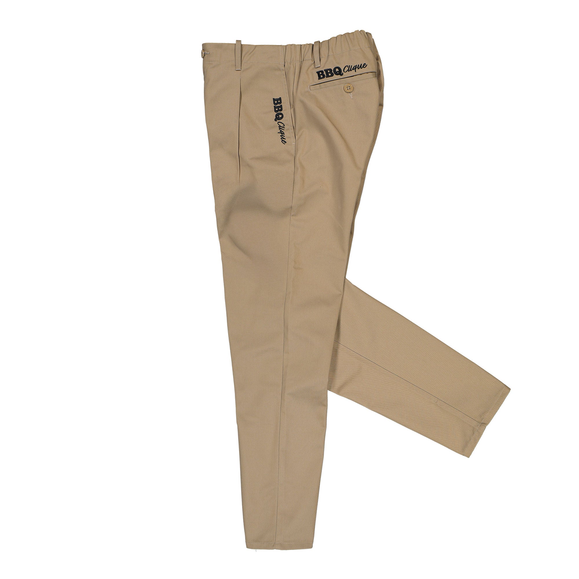 Chicago Williams x Universal Overall CWBerlin Tuck Tapered Trousers C.Beige Casual Pants PTG-05CW Detailfoto | Overkill