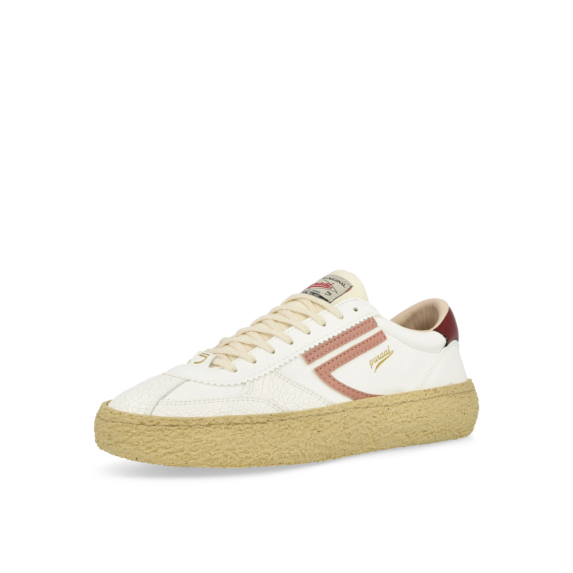 Puraai 1.01 Vintage Crack Pantera Low Top Sneakers Close Up | Overkill